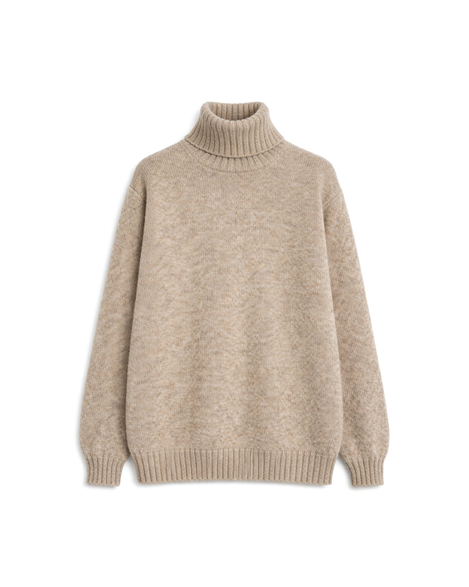 Shetlandturtleneck Maglione Collo Alto In Lana