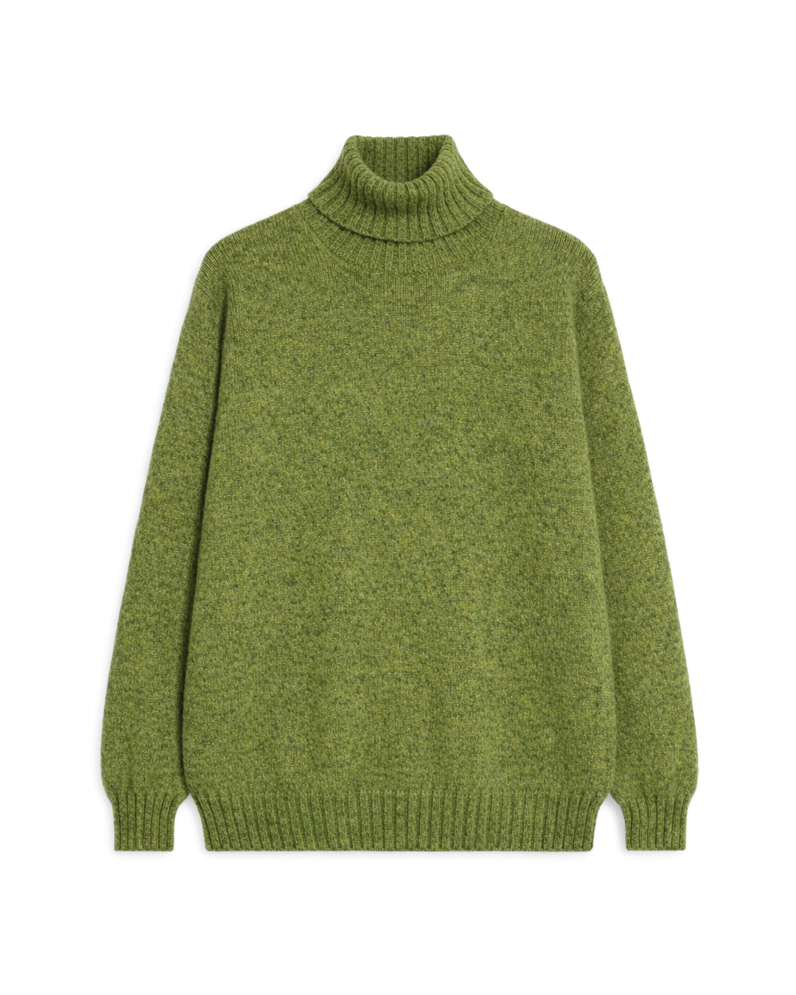 Shetlandturtleneck Maglione Collo Alto In Lana