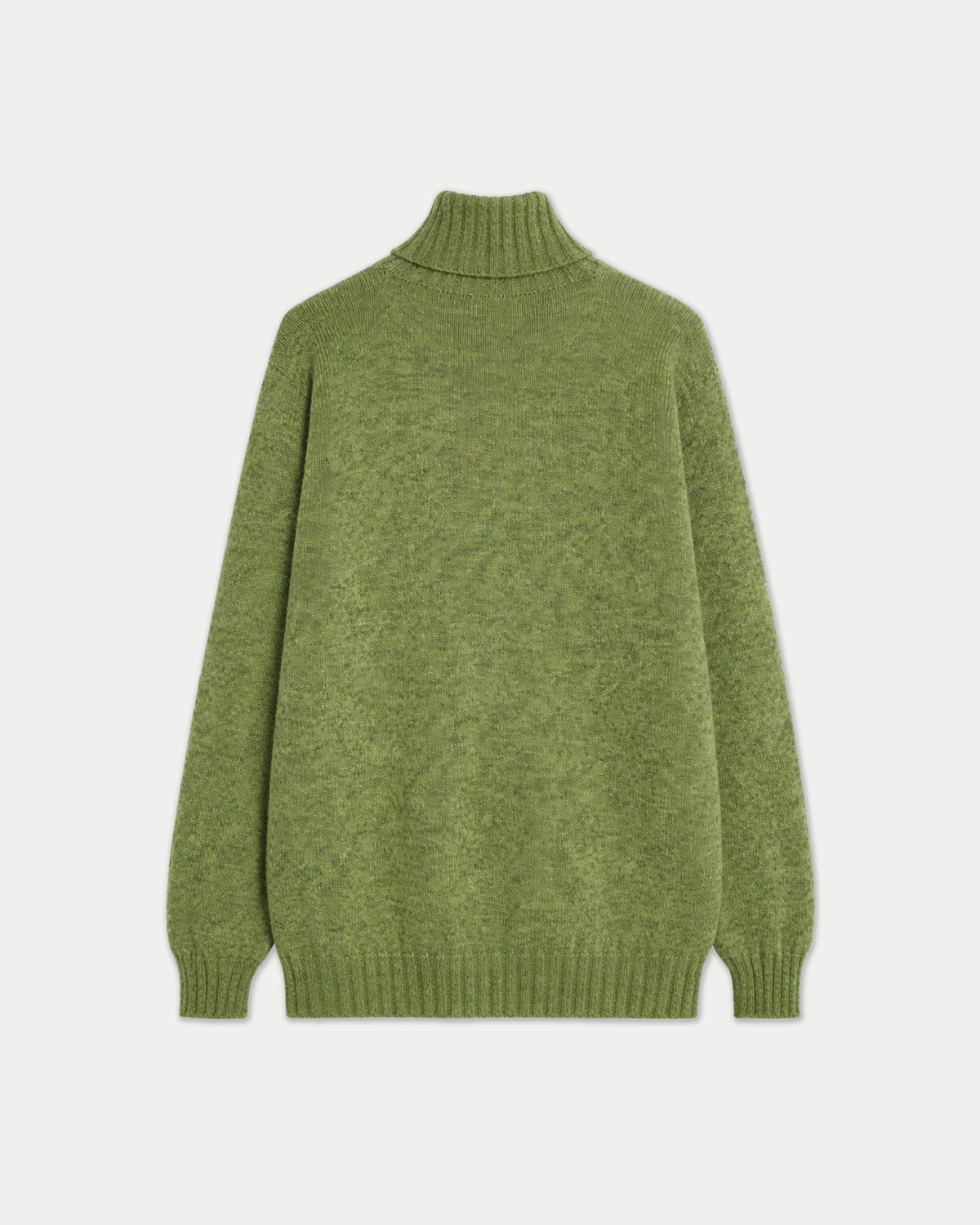Shetlandturtleneck Wool Sweater