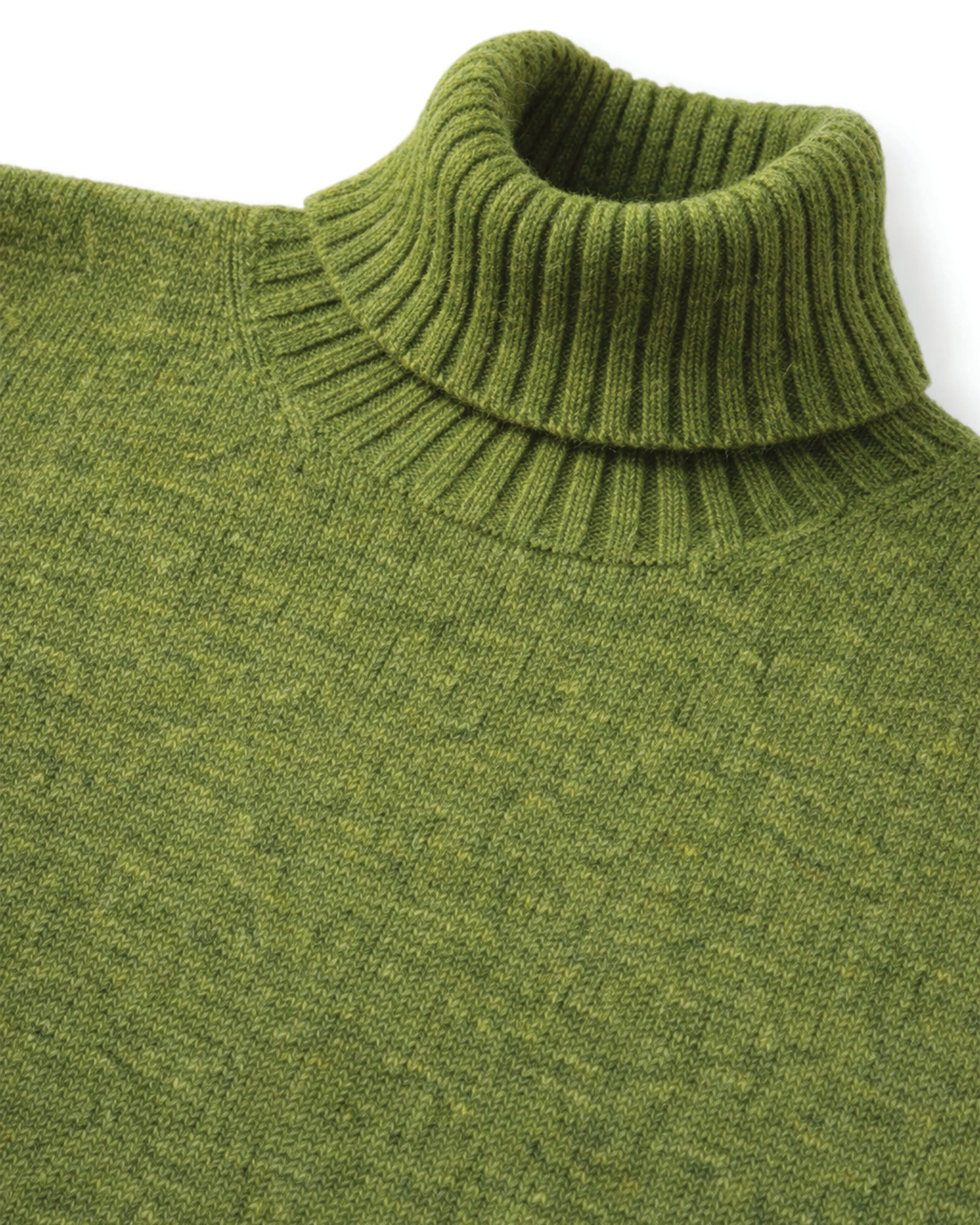 Shetlandturtleneck Maglione Collo Alto In Lana