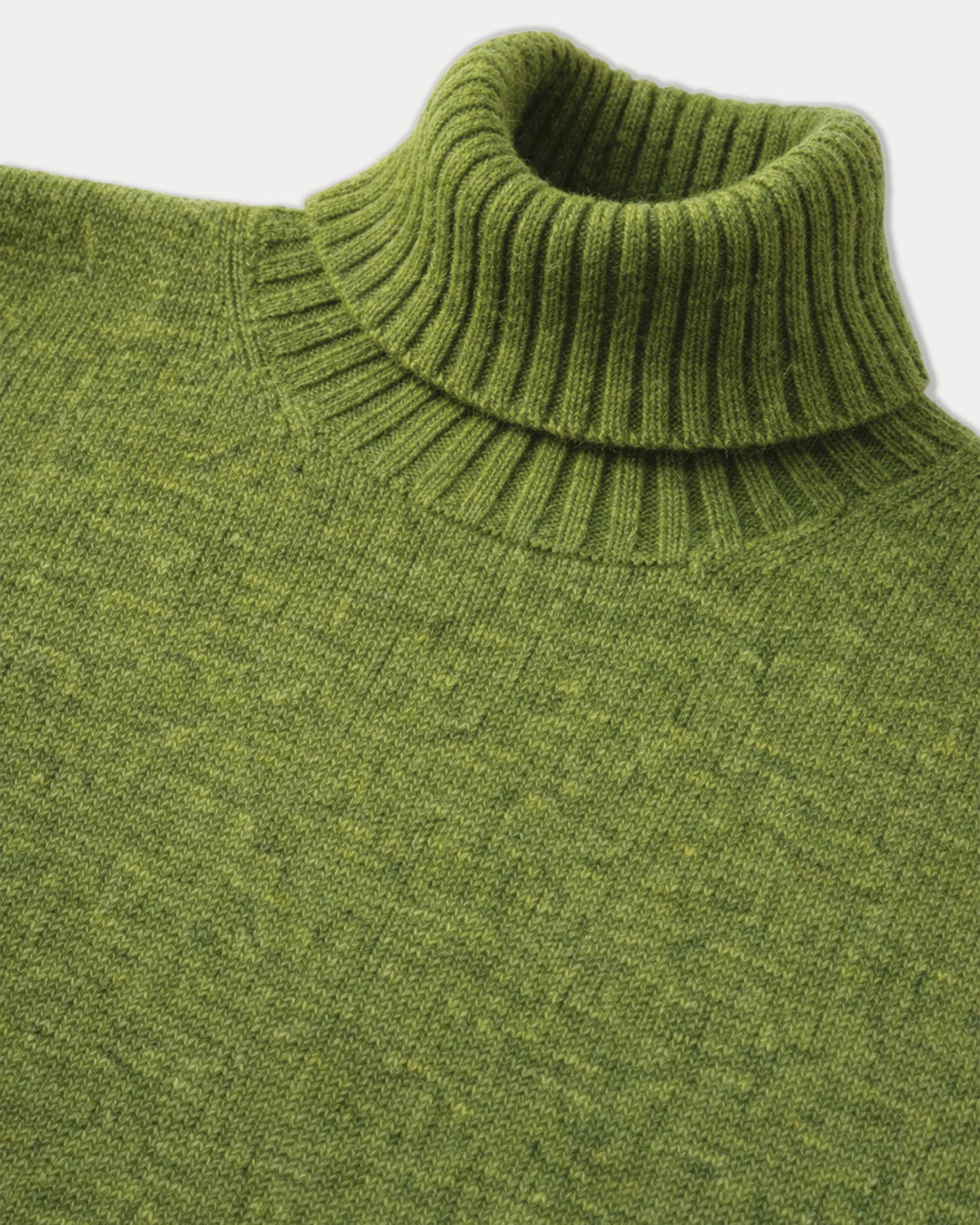 Shetlandturtleneck Wool Sweater