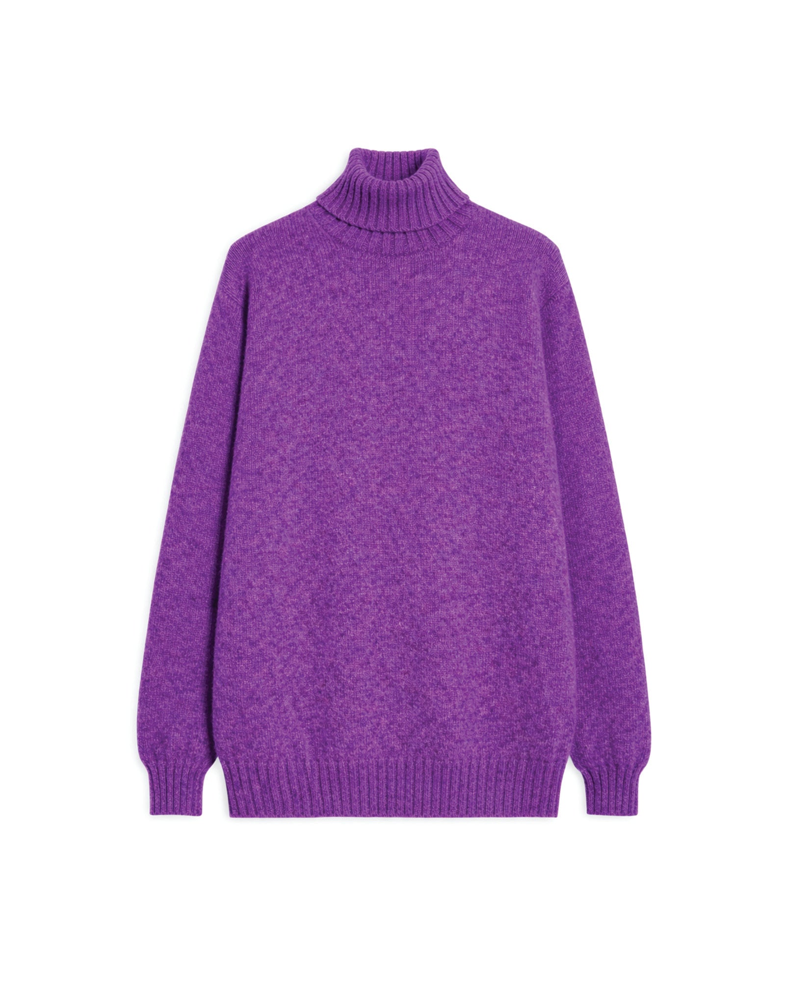 Shetlandturtleneck Maglione Collo Alto In Lana