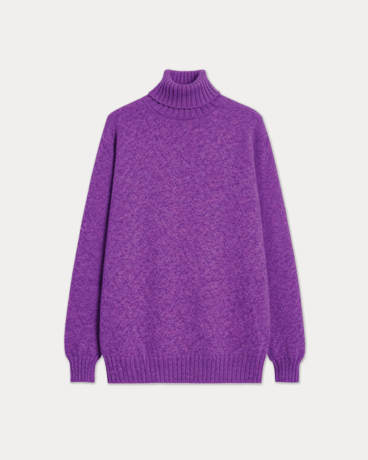 Shetlandturtleneck Maglione Collo Alto In Lana