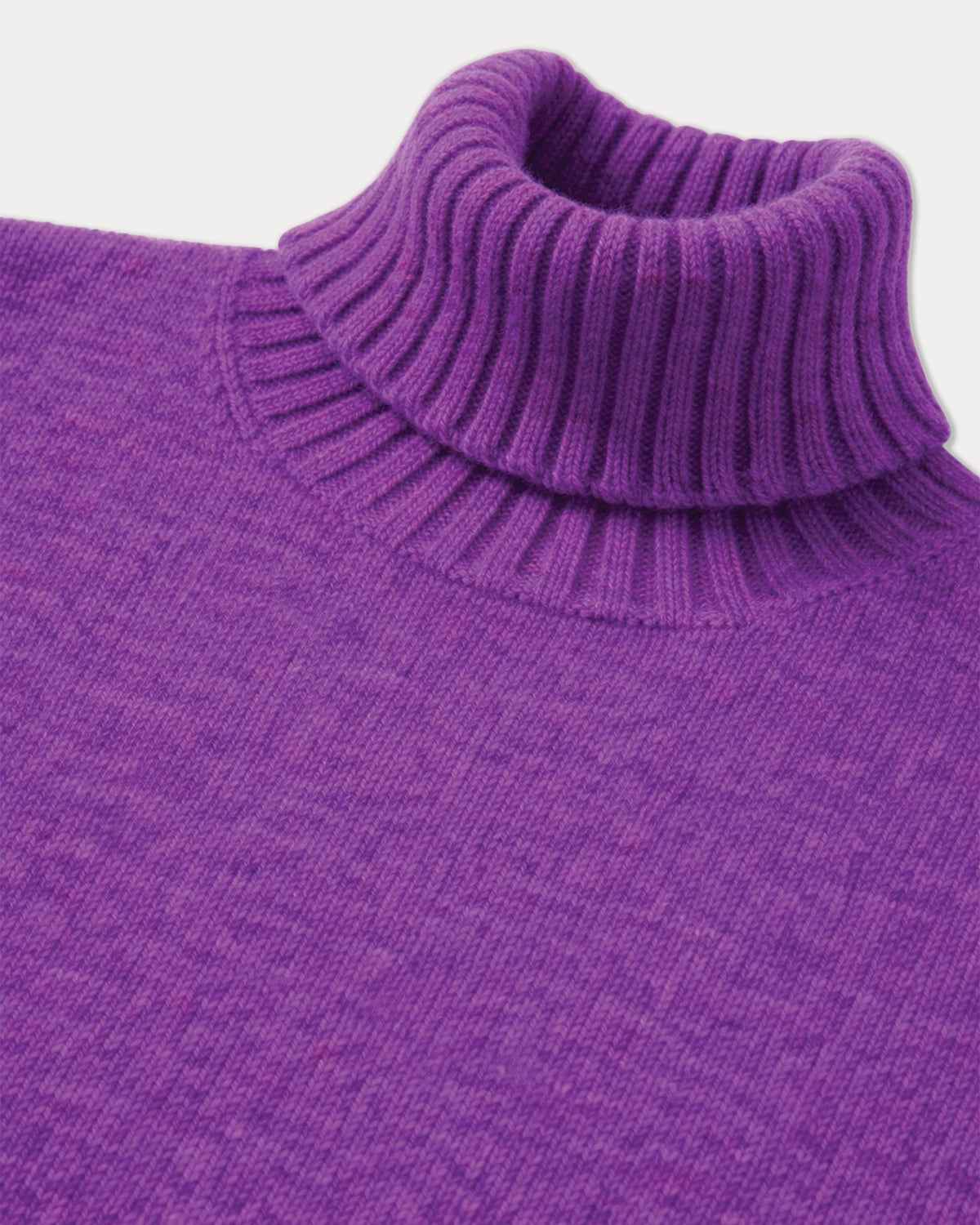 Shetlandturtleneck Maglione Collo Alto In Lana
