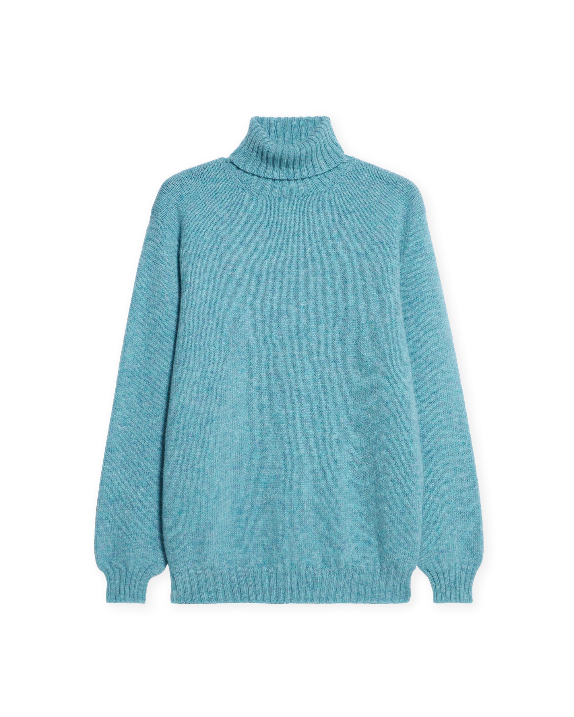 Shetlandturtleneck Maglione Collo Alto In Lana