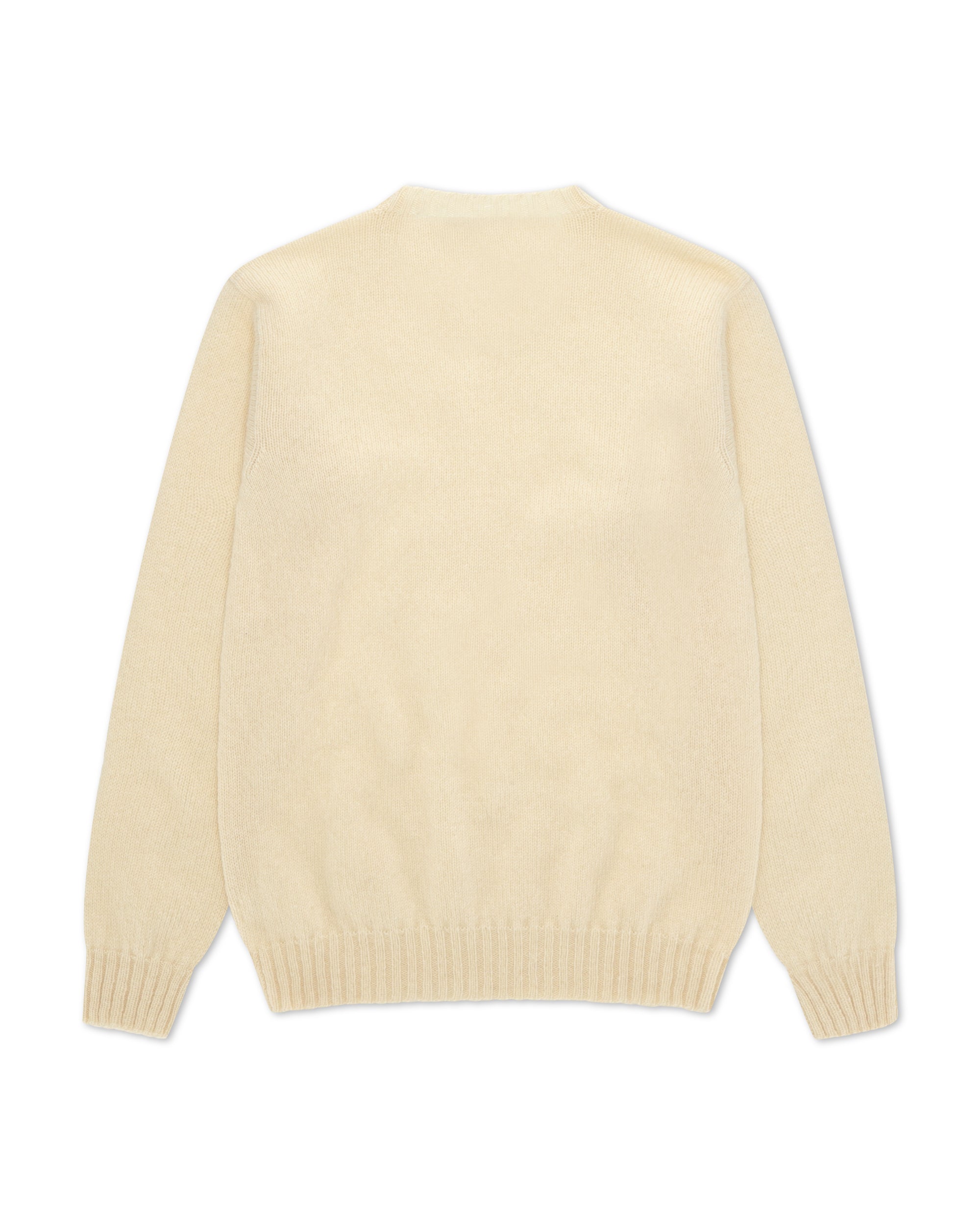 Shetlandcrewneck Wool Crew Neck Sweater