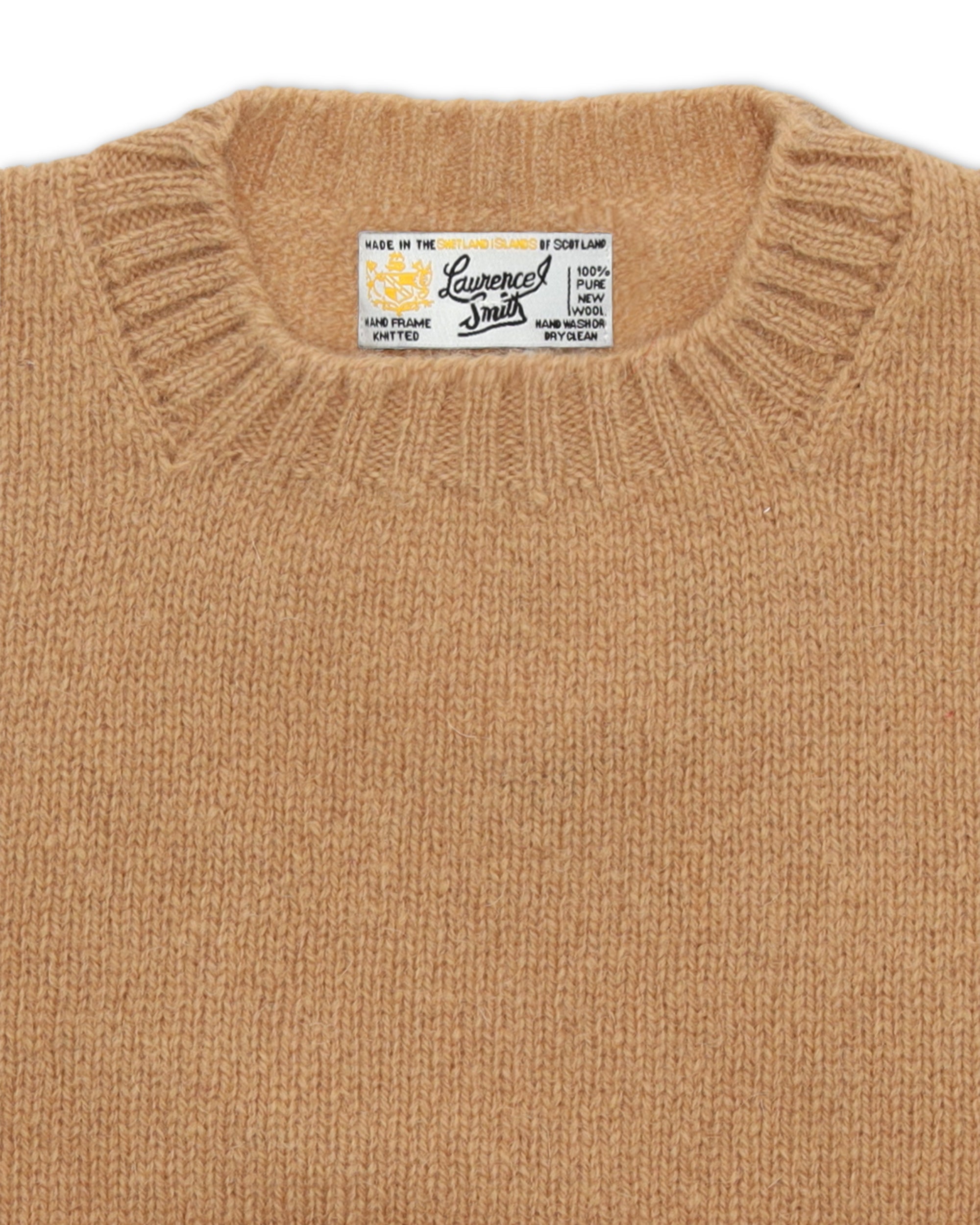 Shetlandcrewneck Sweater Crewneck Wool