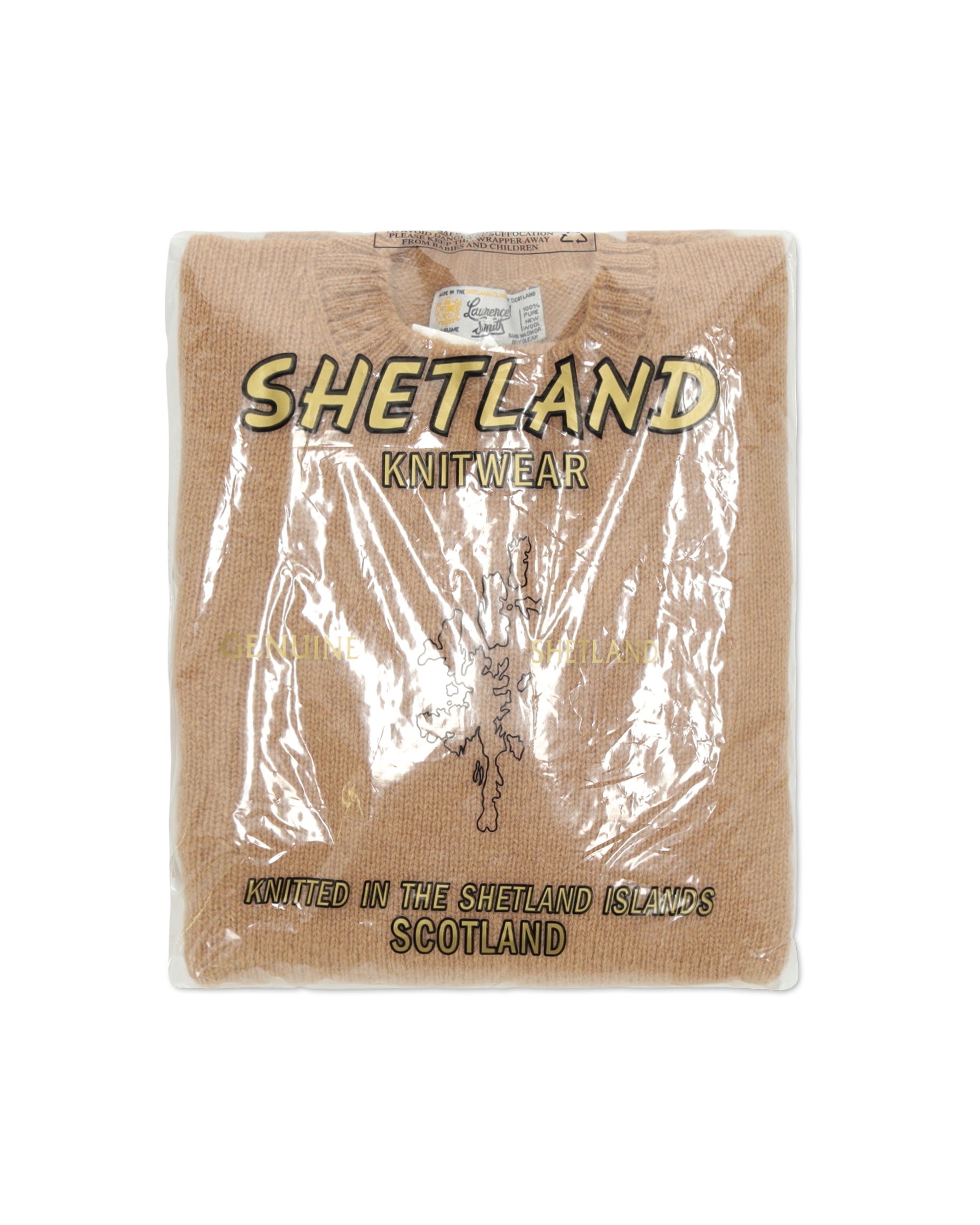 Shetlandcrewneck Sweater Crewneck Wool