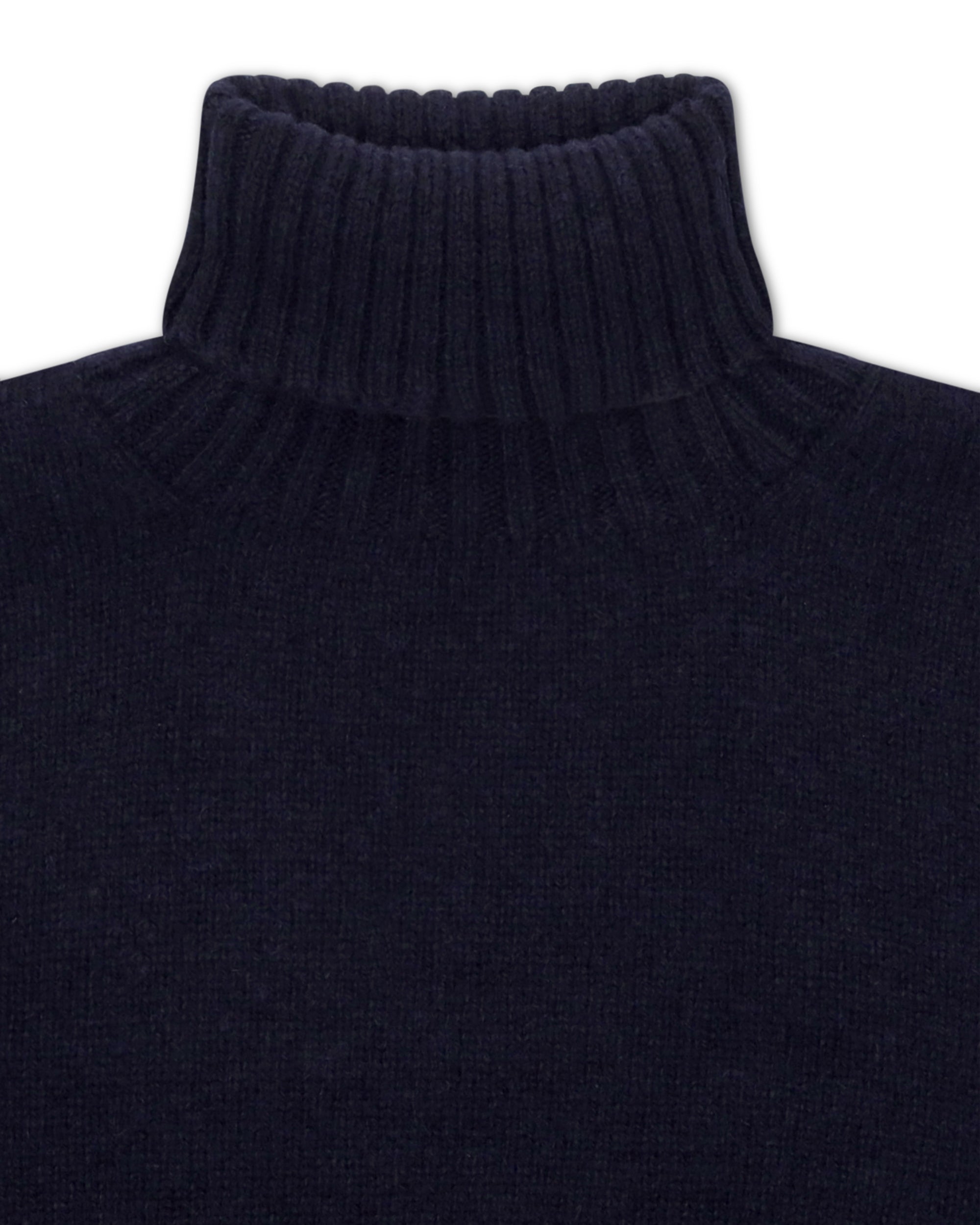 Shetlandturtleneck Wool Turtleneck Sweater