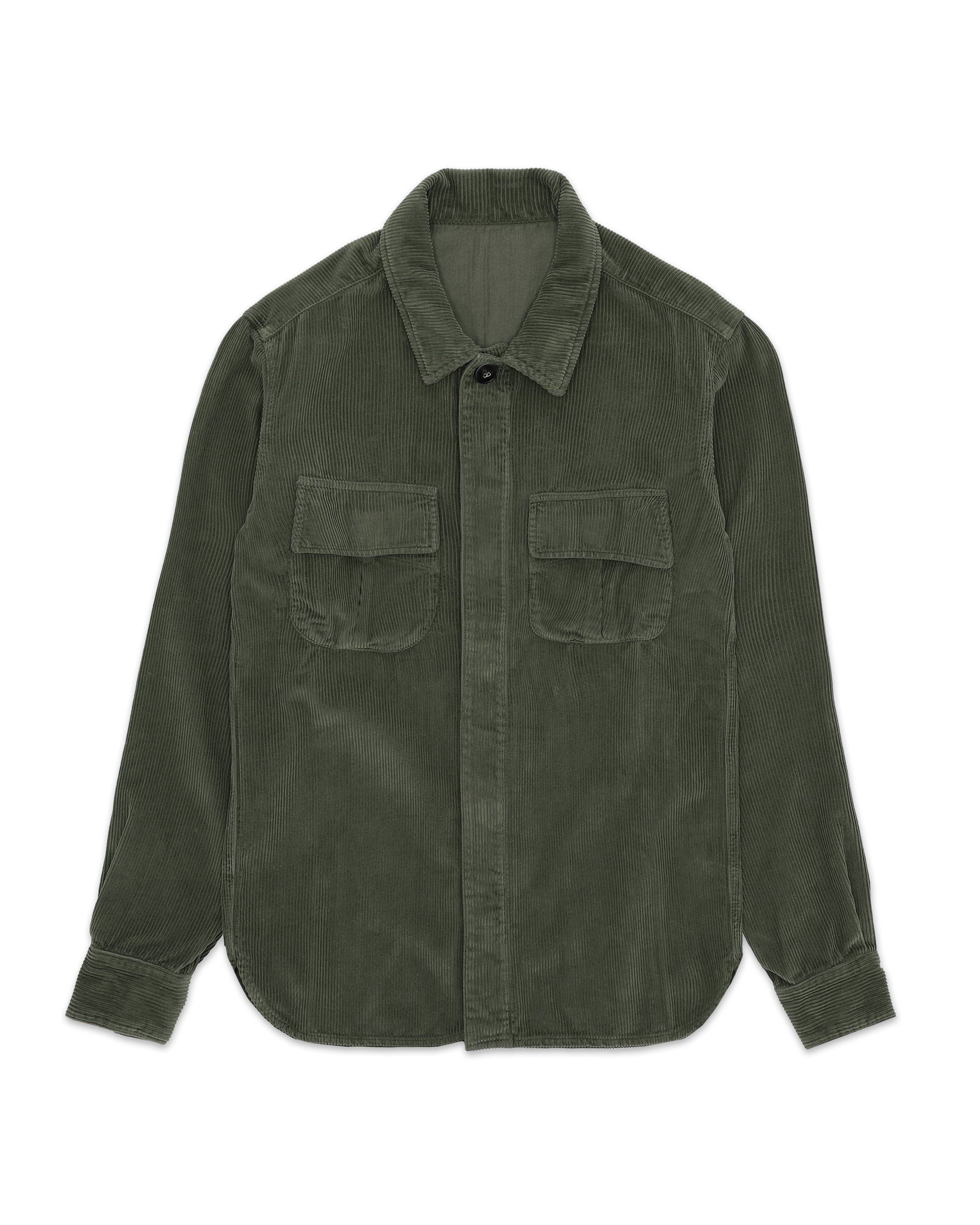 Short Overshirt In Velluto A Coste