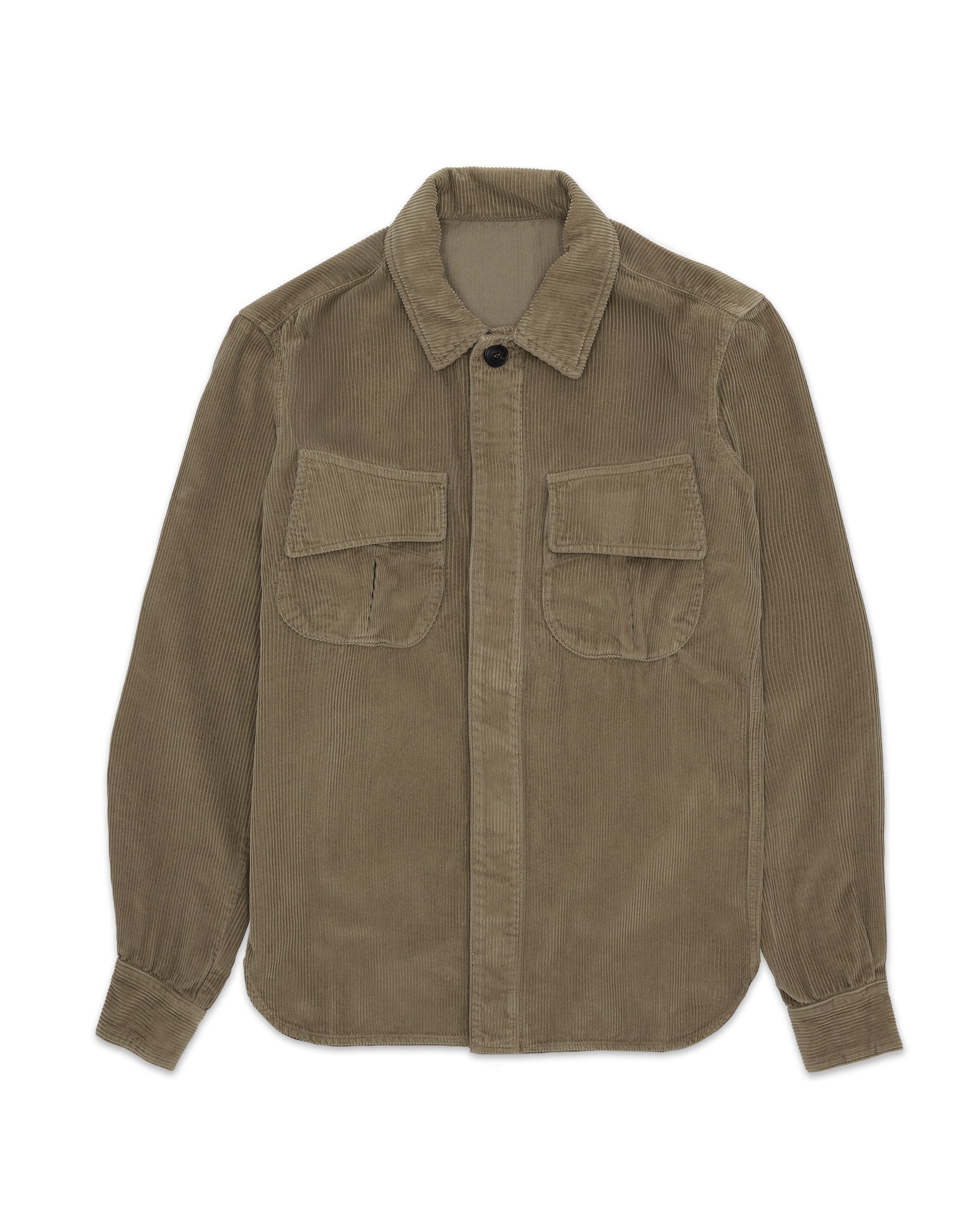 Short Overshirt In Velluto A Coste