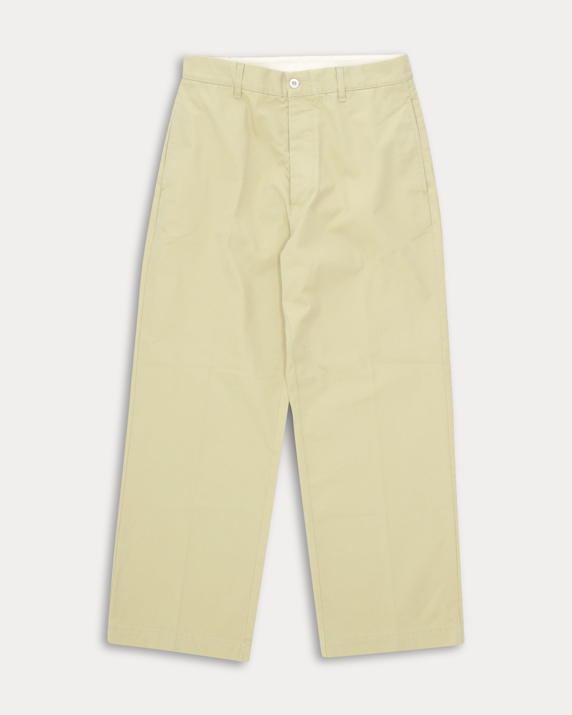 Silver Cotton Trousers