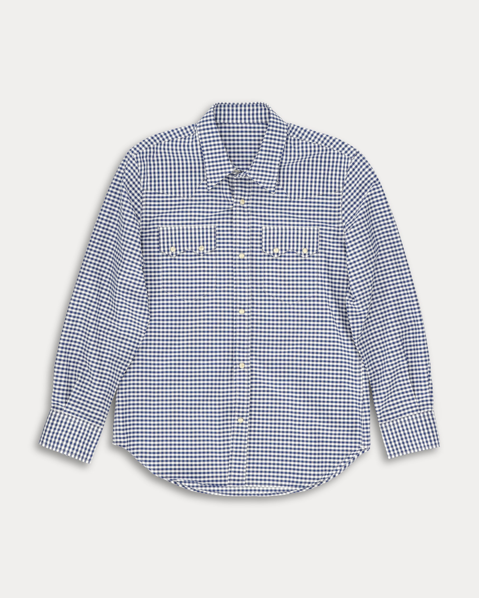 Smith Camicia Texana con Fantasia Vichy