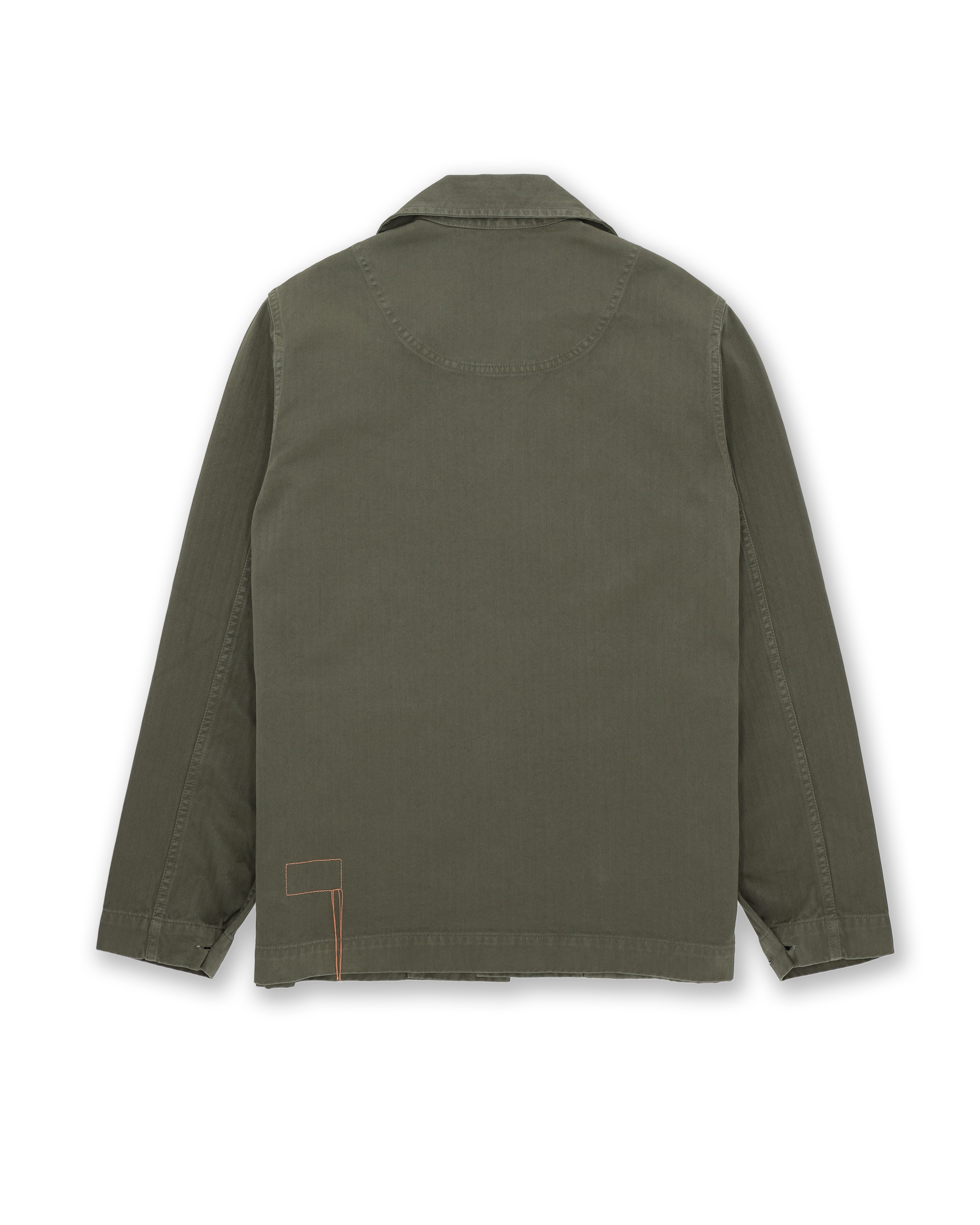 Solomon Overshirt In Herringbone Di Cotone