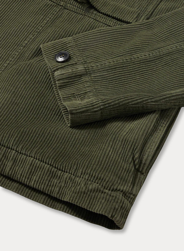 Solomon Overshirt In Velluto A Coste