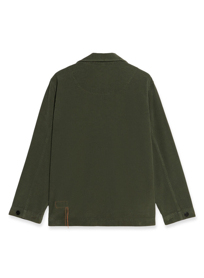 Solomon Overshirt In Velluto A Coste