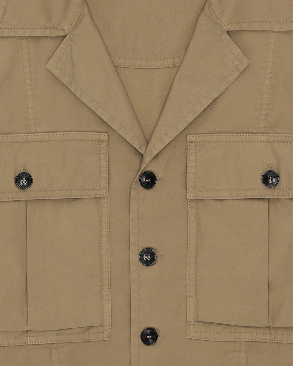 Solomon Overshirt In Twill Di Cotone