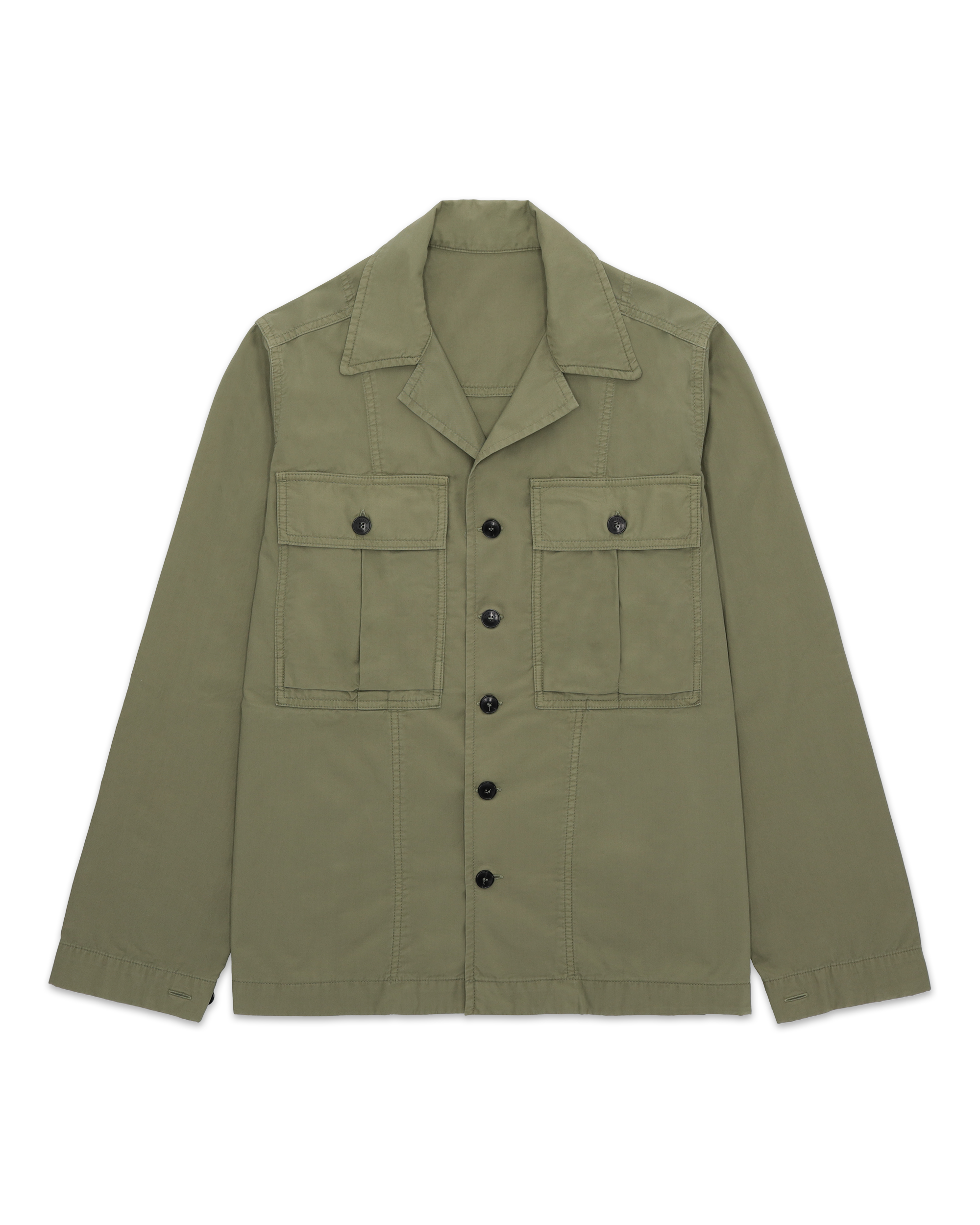 Solomon Overshirt In Twill Di Cotone