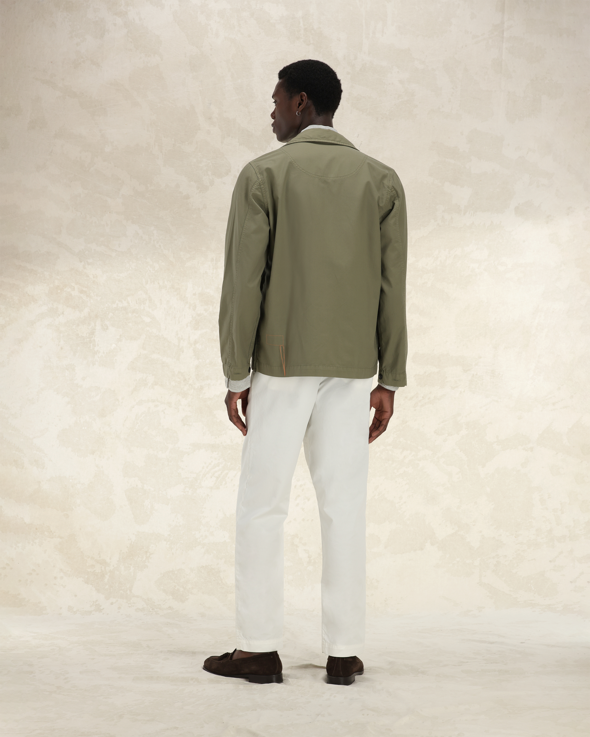 Solomon Overshirt In Twill Di Cotone