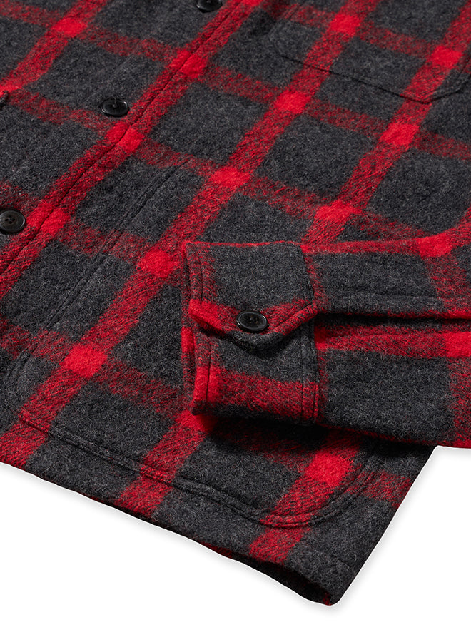 Steck Overshirt In Lana A Quadri