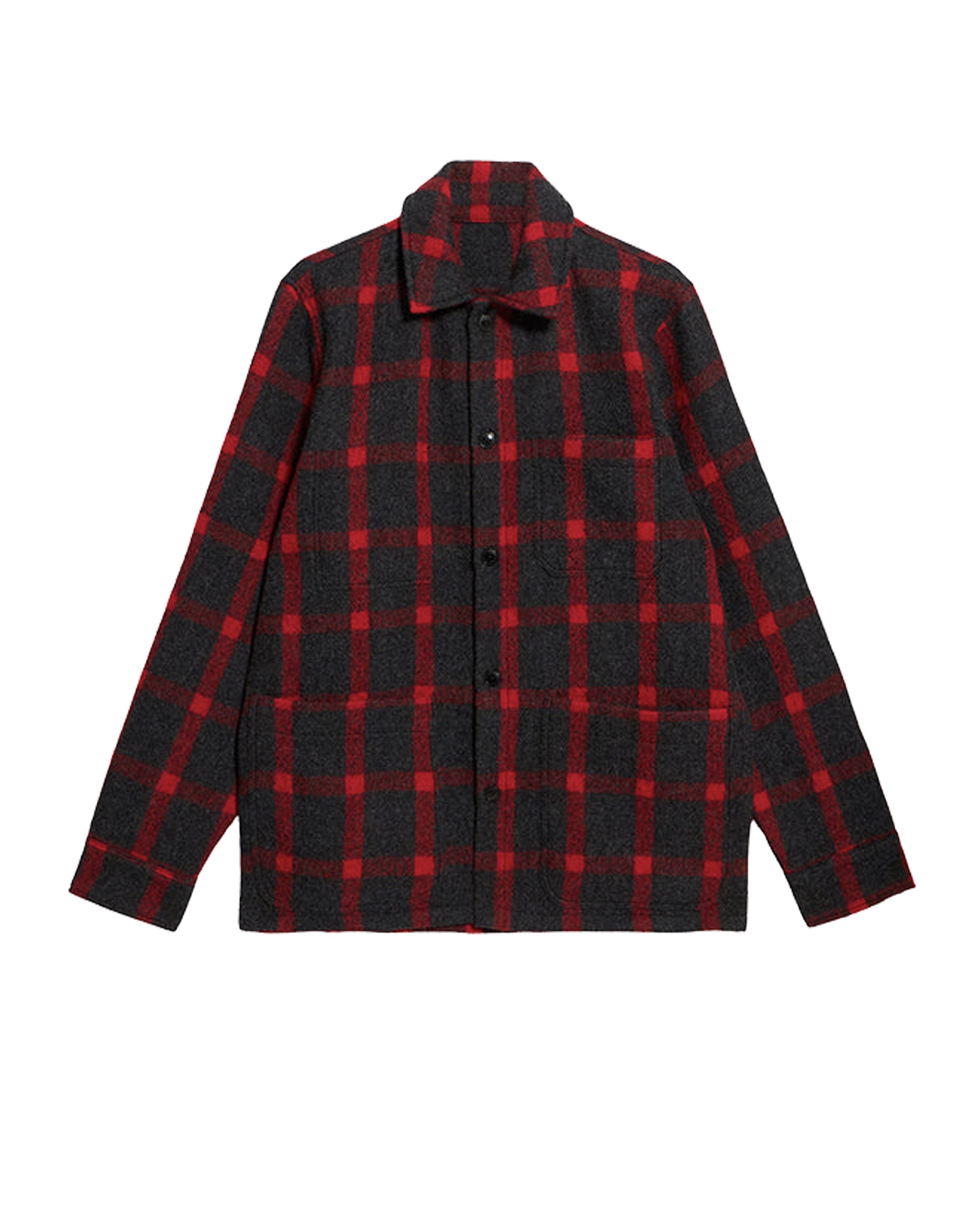 Steck Overshirt In Lana A Quadri