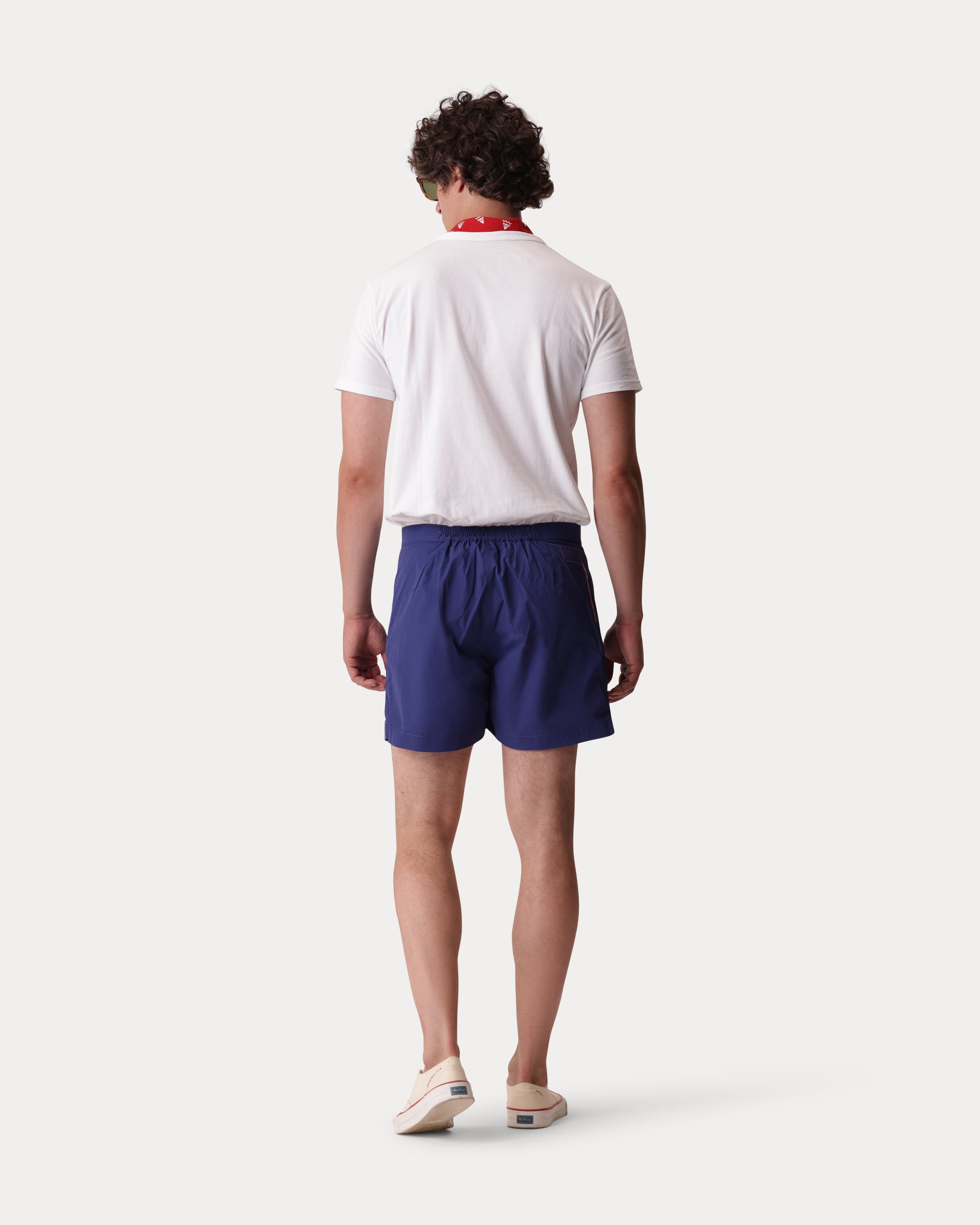 Stefano Nylon Suit with Darts and Pocket