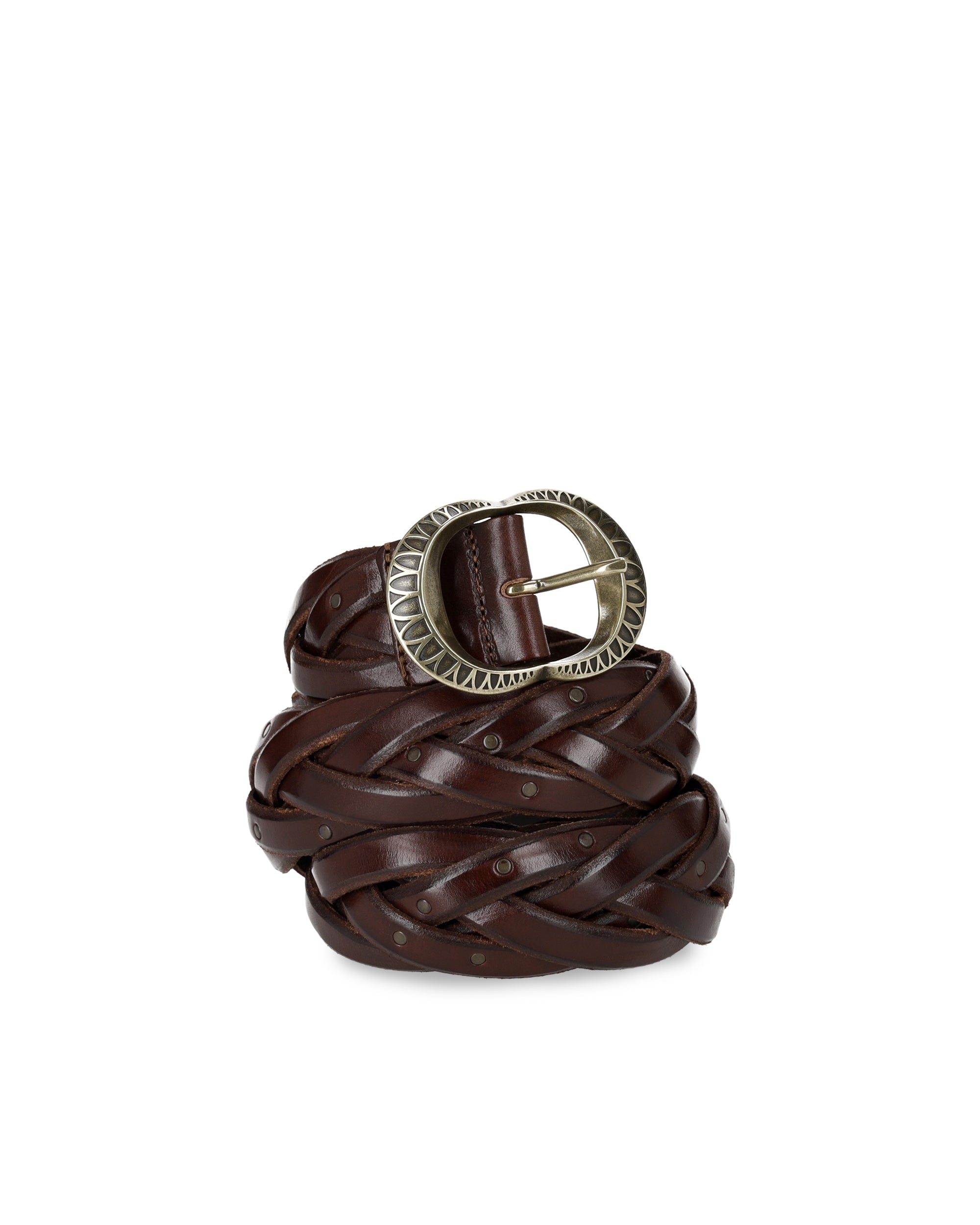 Summer Cintura intrecciata in Cuoio