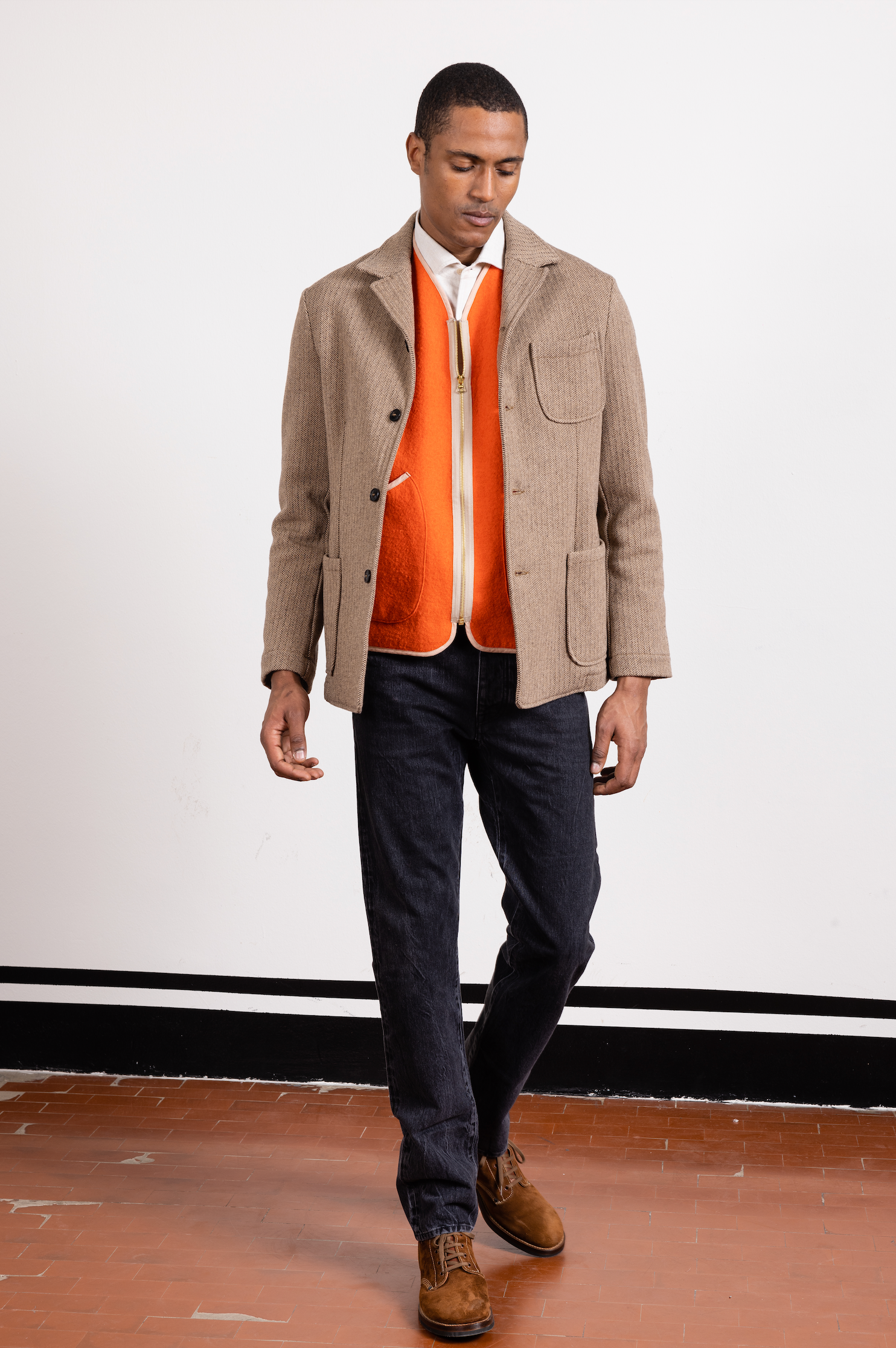 965 John Japan Denim Cimosato 5 Tasche Regular Fit Grey