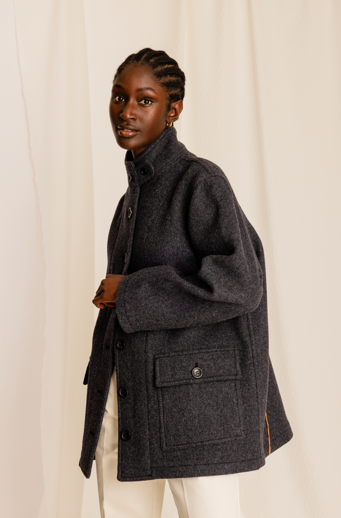 Fanta Giacca In Lana Pesante