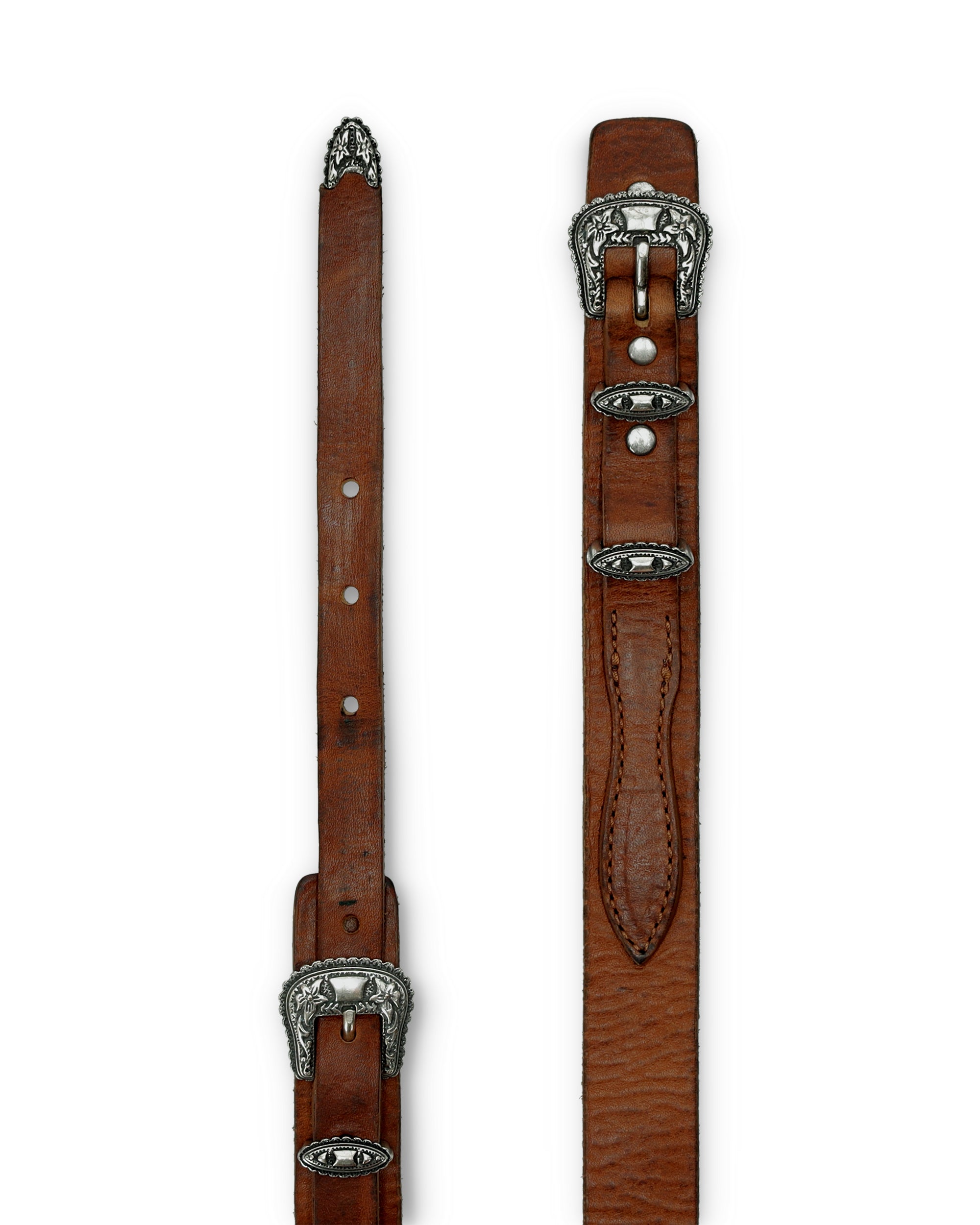 Tasia Cintura in Pelle Doppia Fibbia