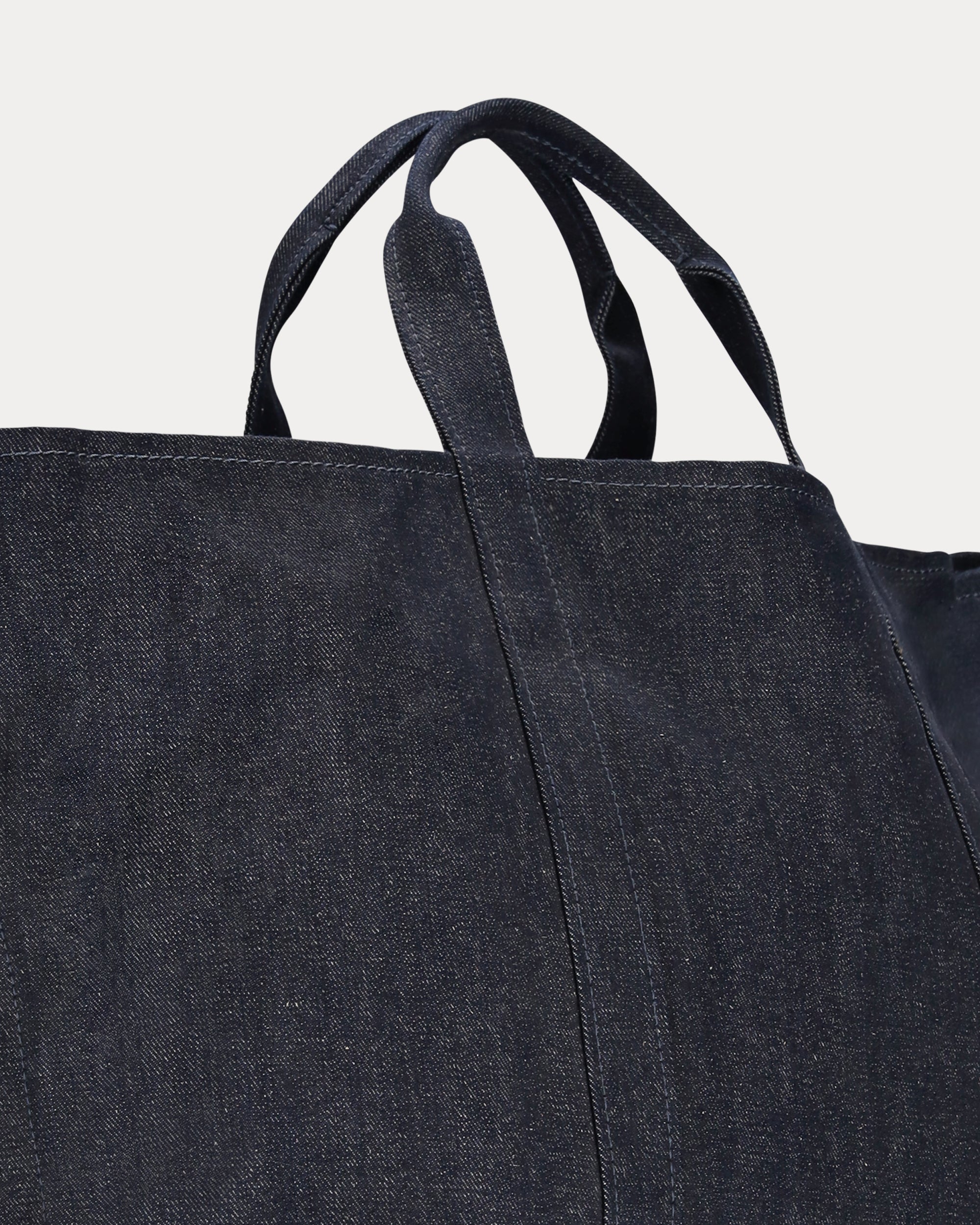 Tawelbag Borsa In Denim Cimosato Indigo Rinse
