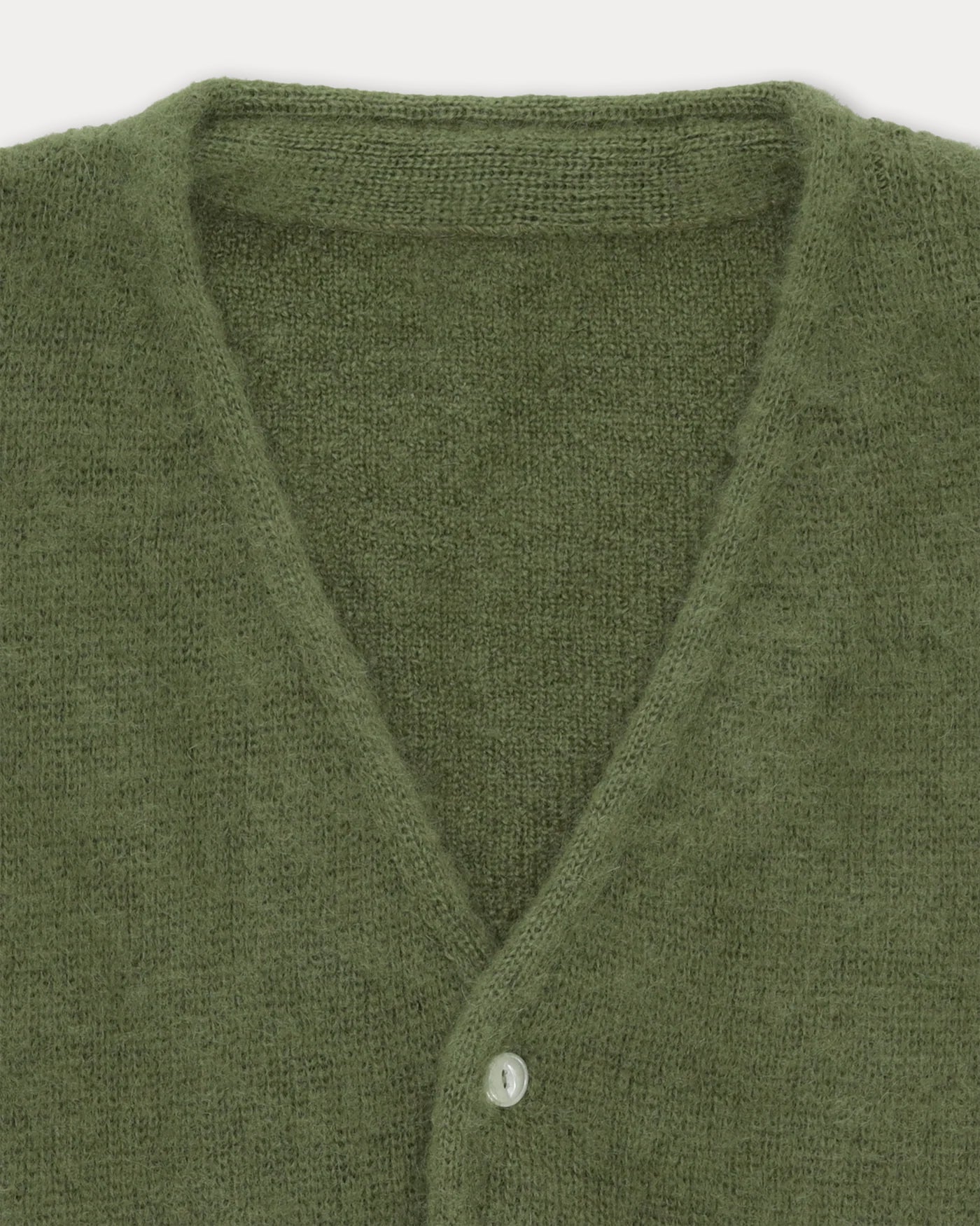 Teddy Cardigan Con Tasche Patch