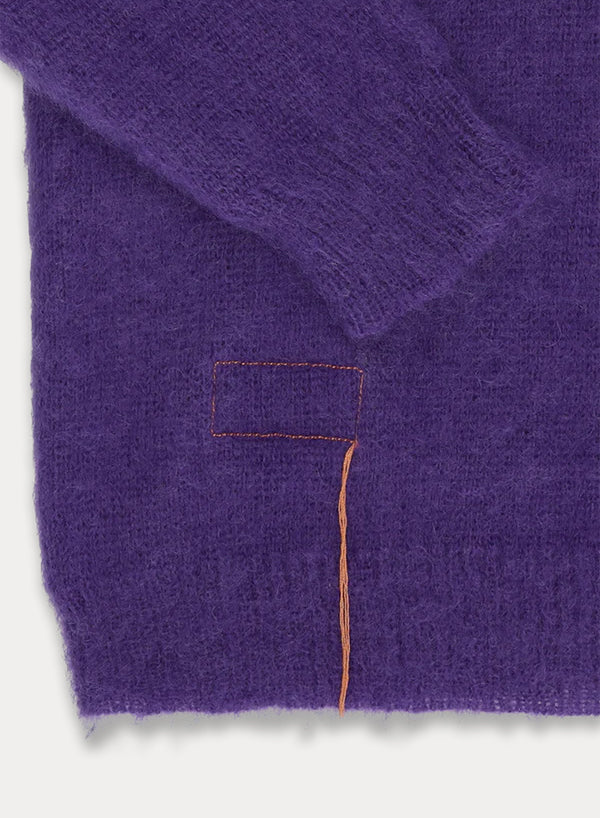 Teddy Cardigan Con Tasche Patch