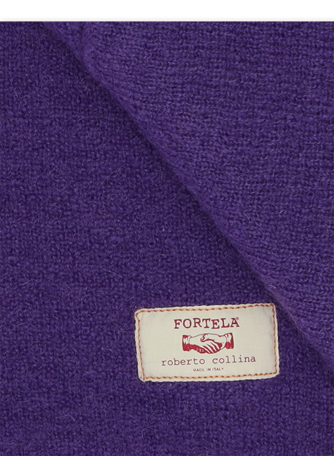 Teddy Cardigan Con Tasche Patch