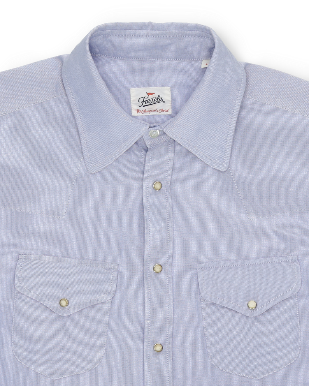 Tex Camicia Texana in Cotone Oxford