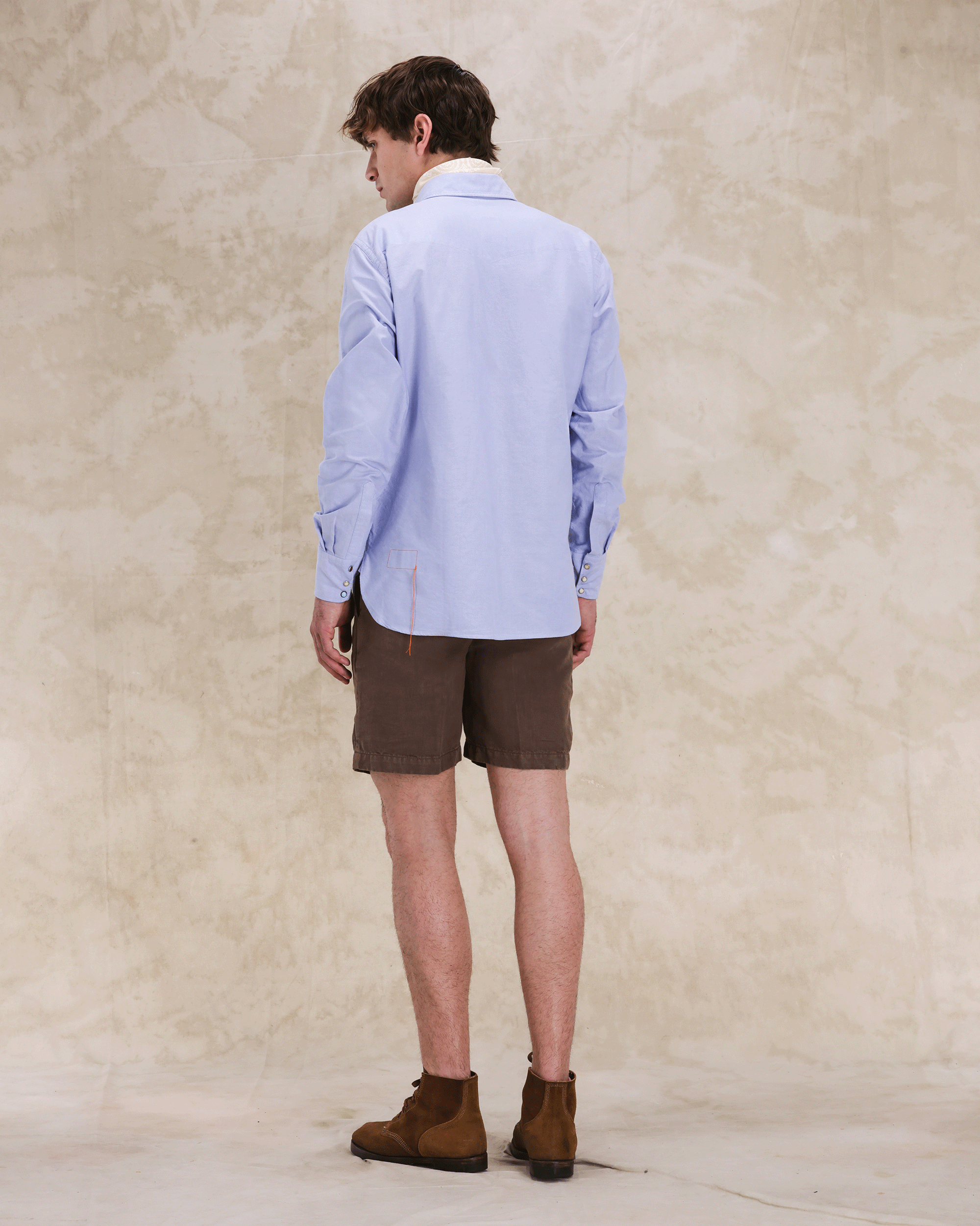 Tex Camicia Texana in Cotone Oxford