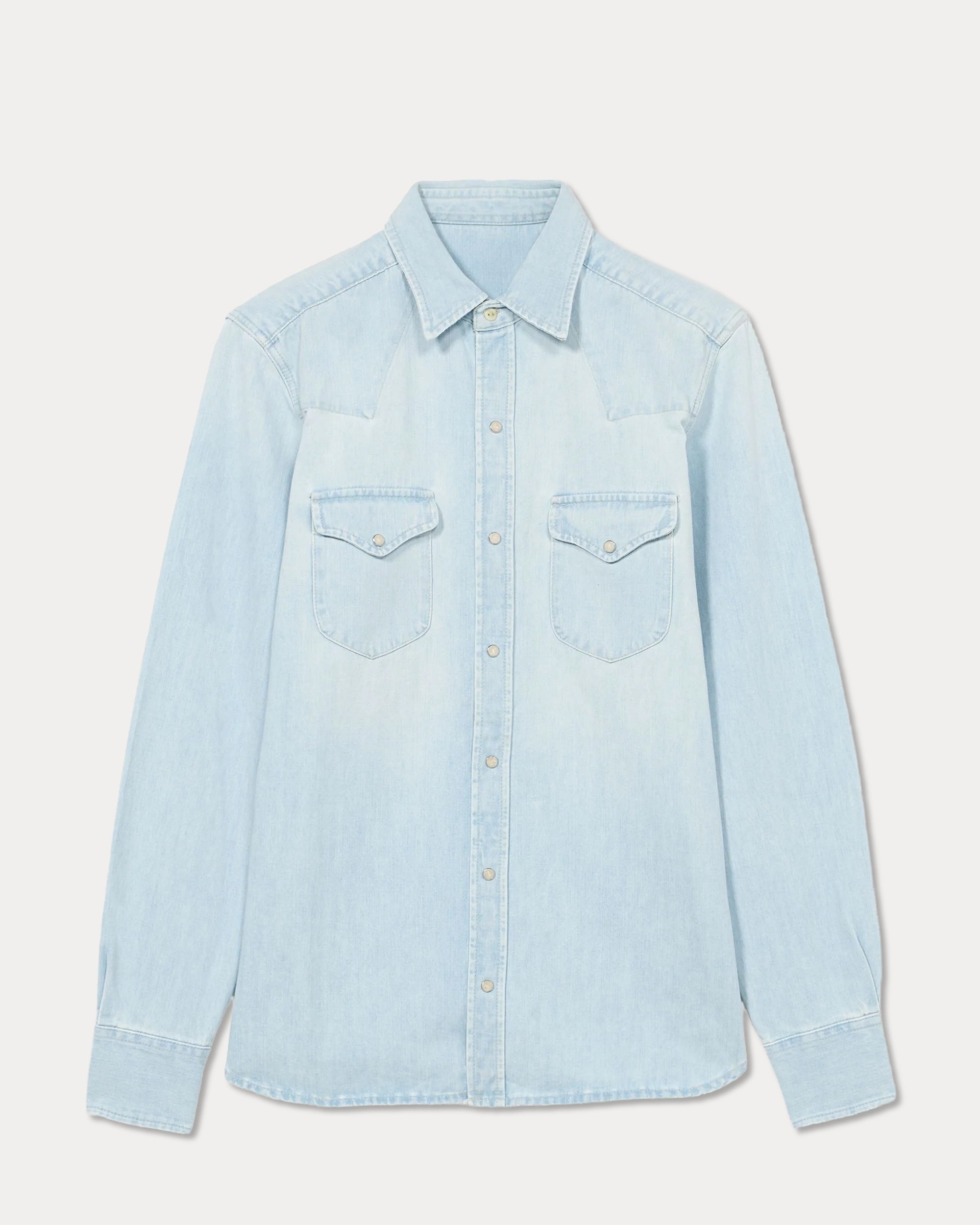 Texj Western Shirt Bleach Wash