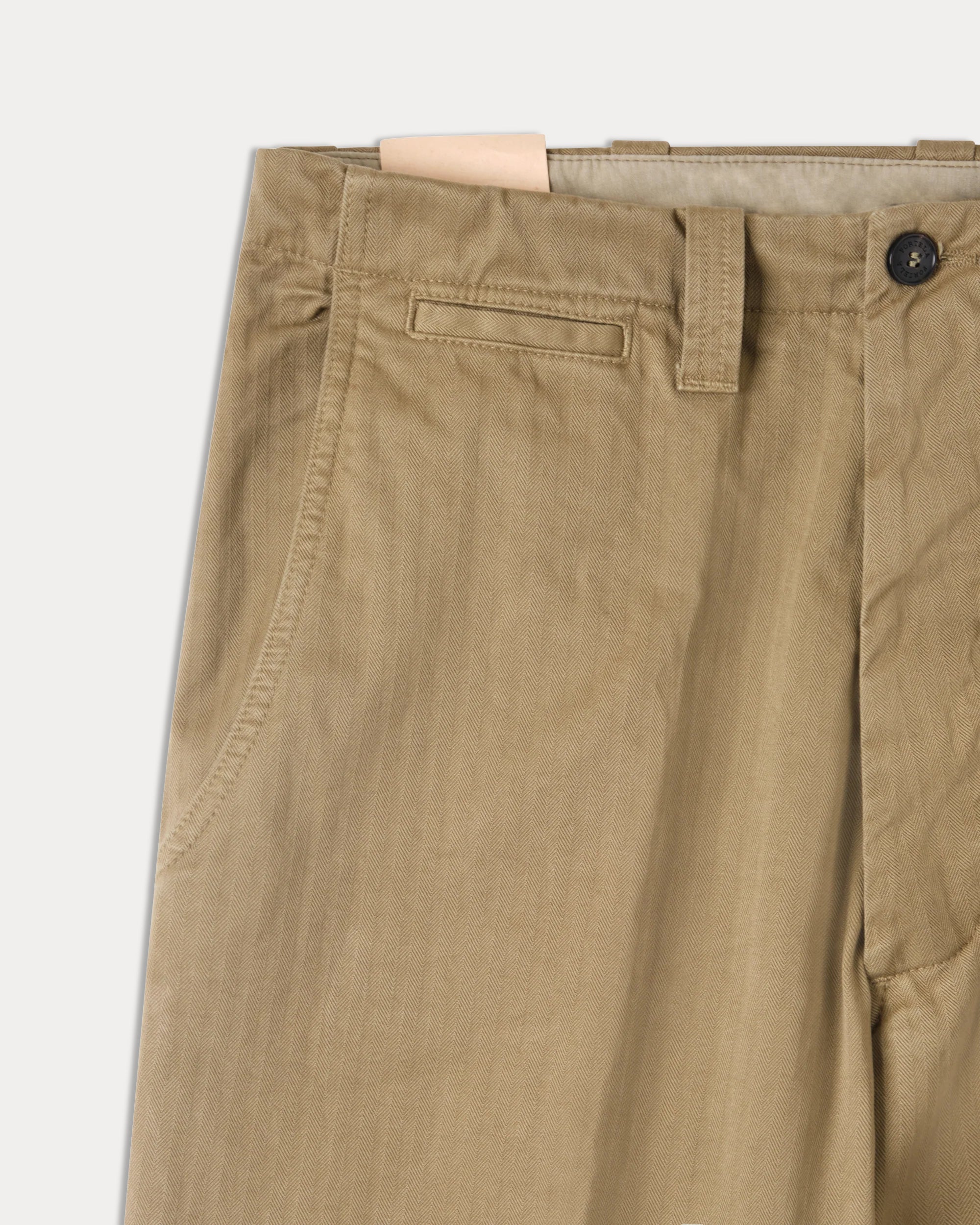 Thomas Pantaloni Chino in Herringbone