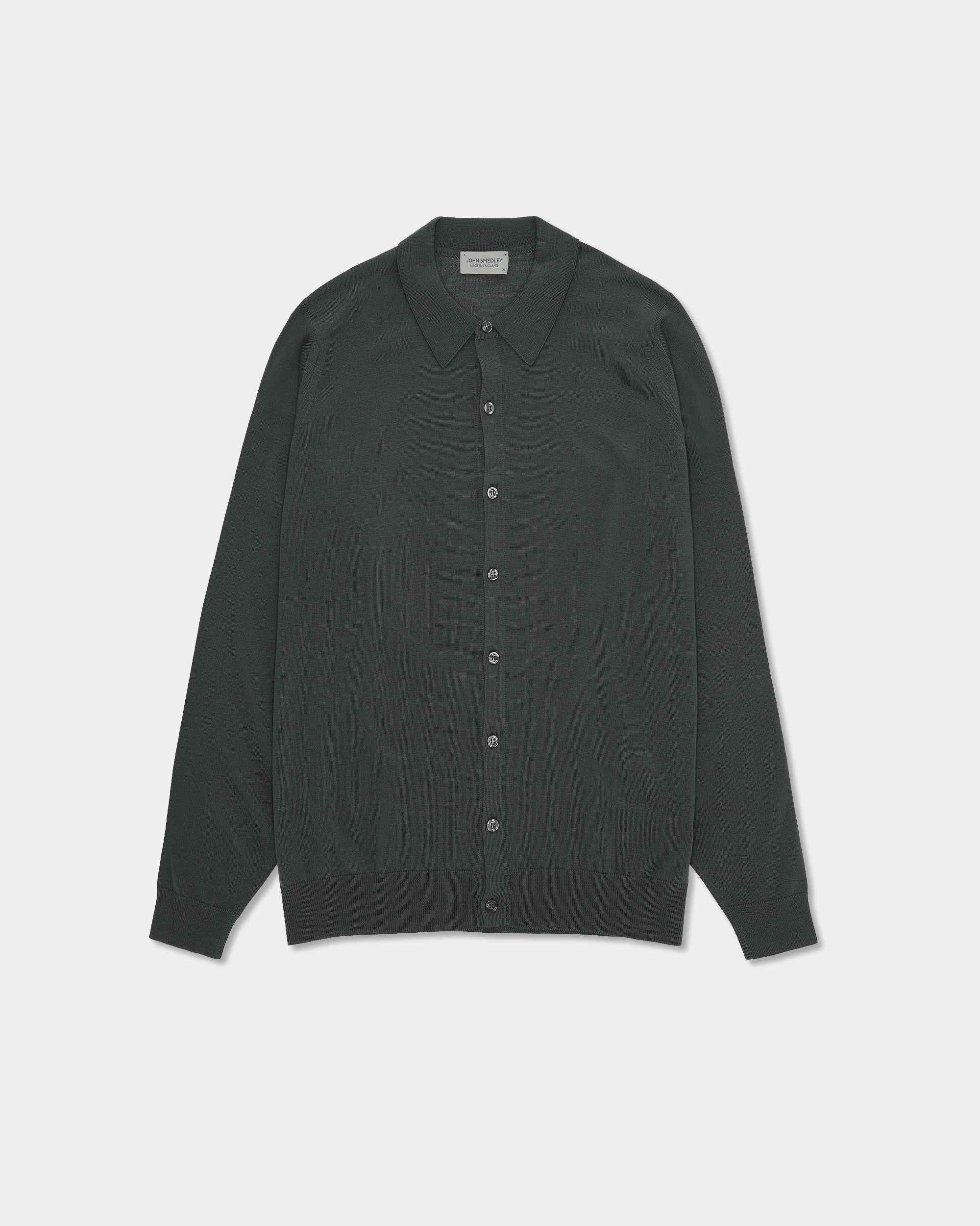 Tibor Camicia John Smedley Bottone Merino 