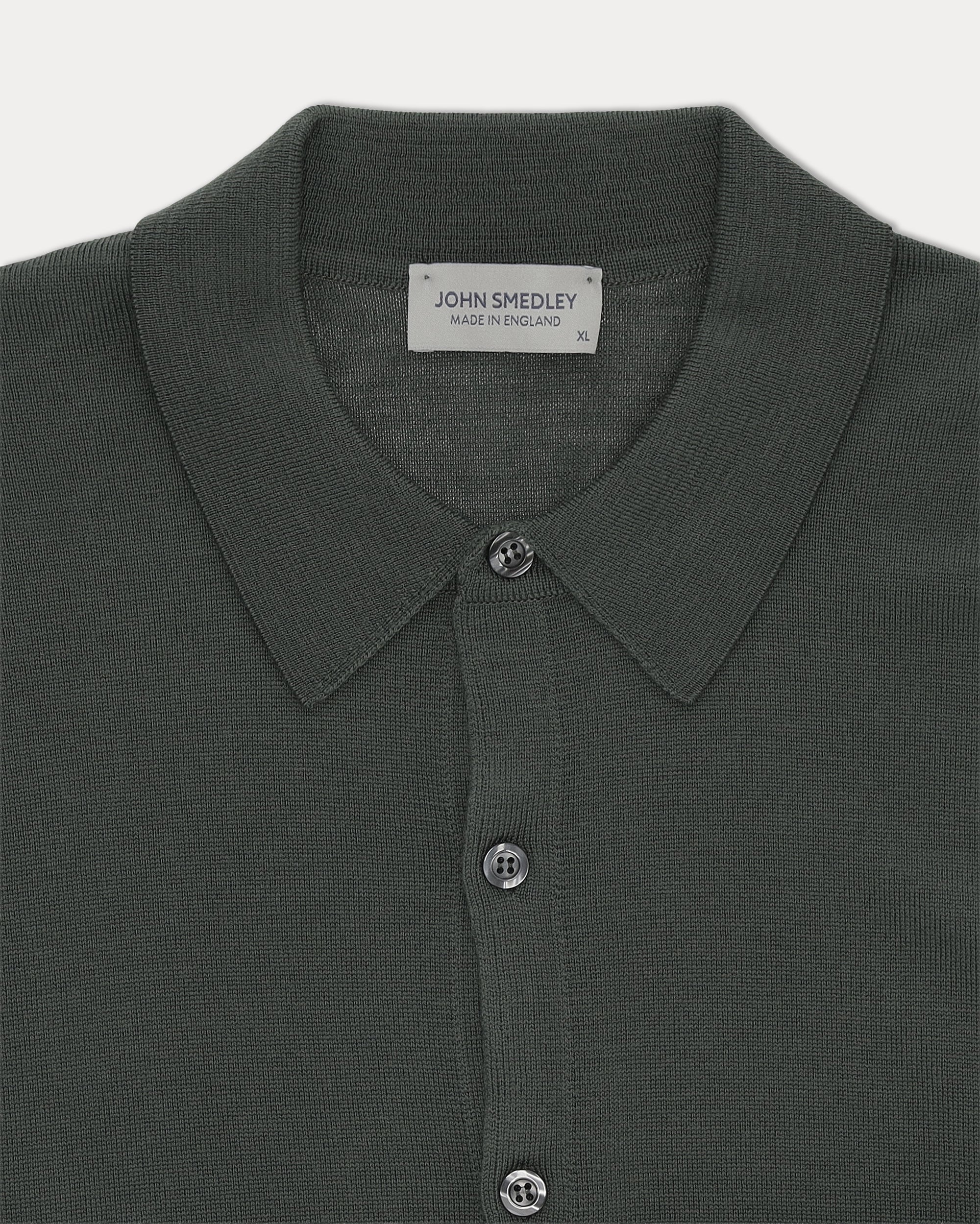 Tibor Camicia John Smedley Bottone Merino 