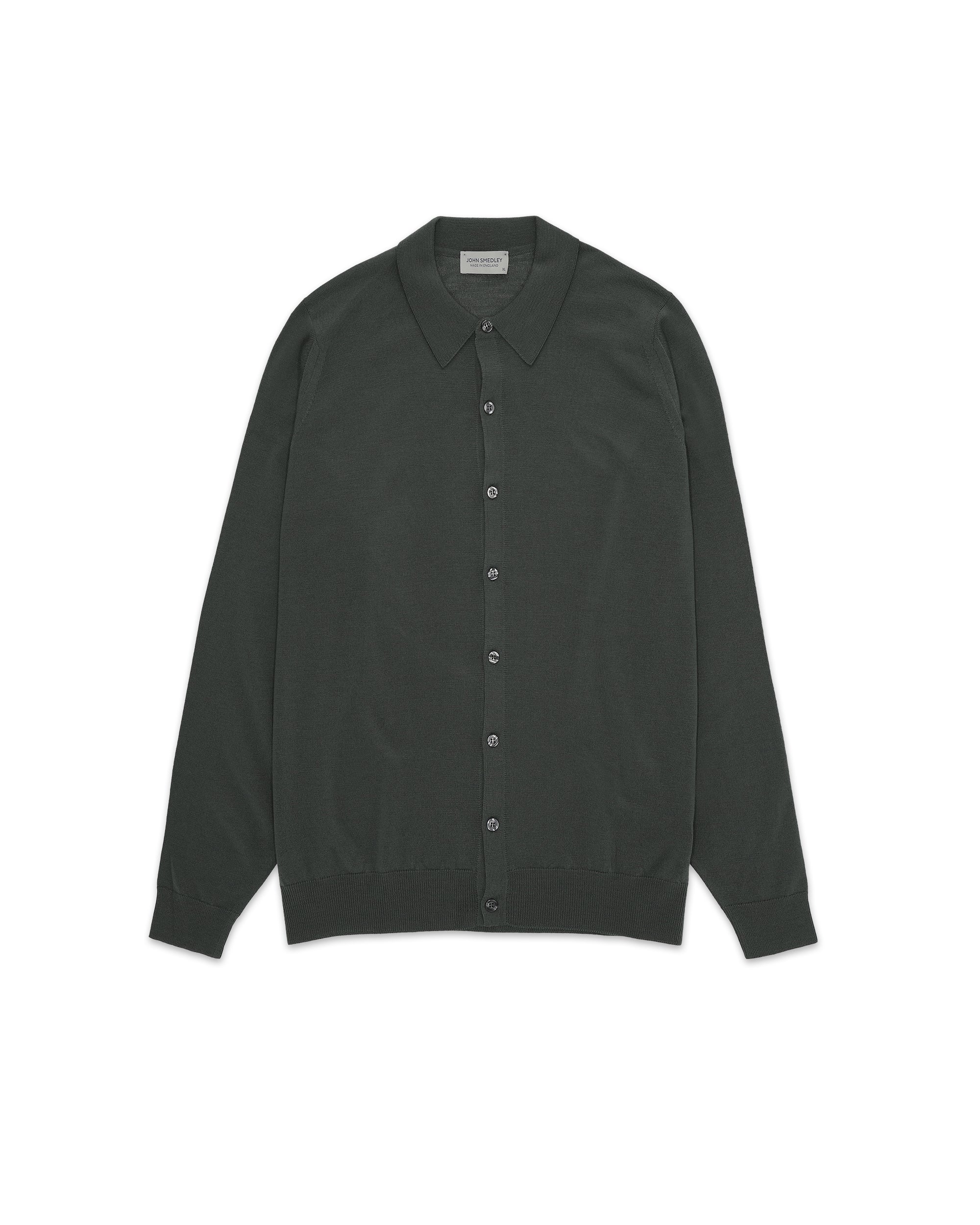 Tibor Camicia John Smedley Bottone Merino 