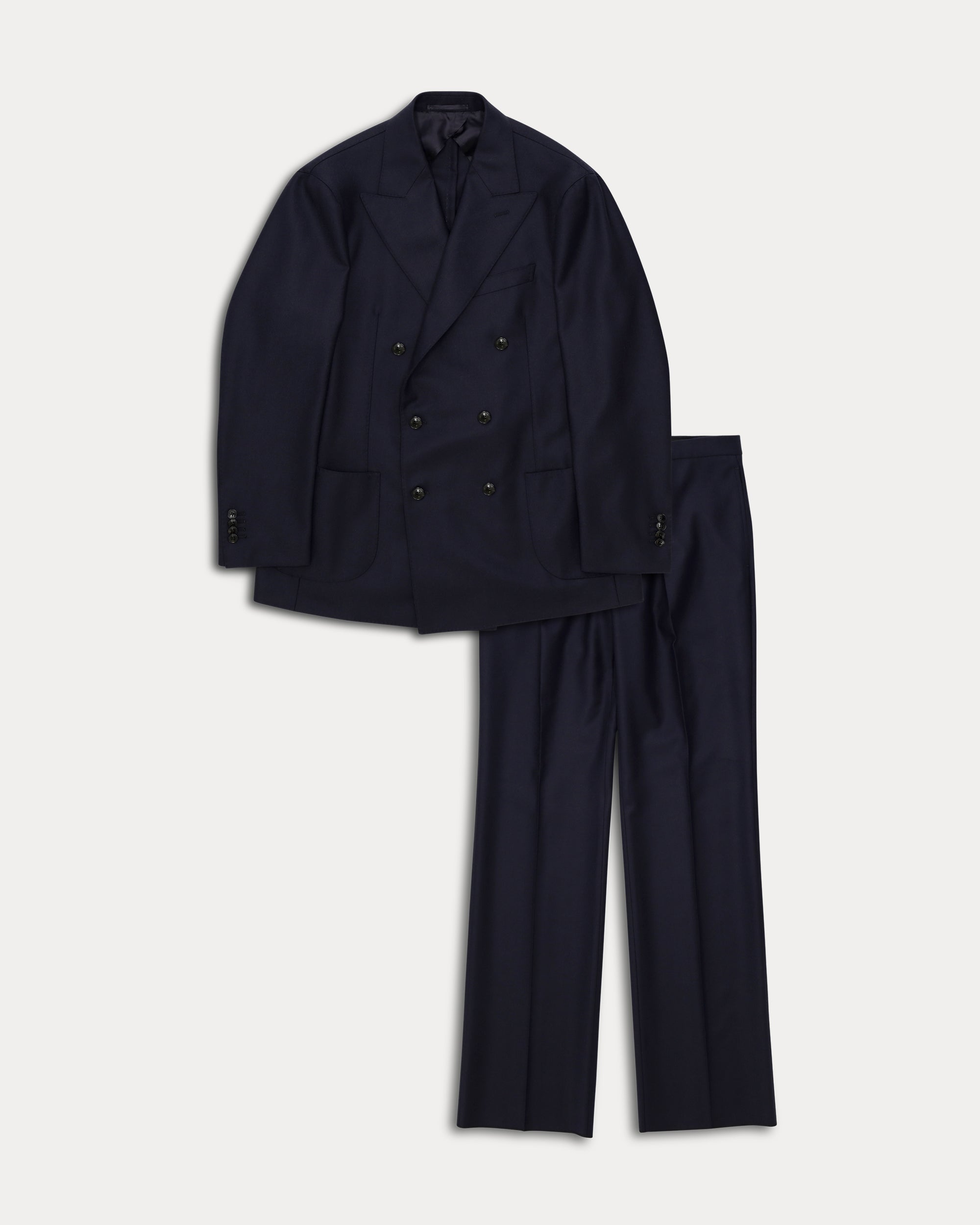 Totò Double-Breasted Flannel Suit