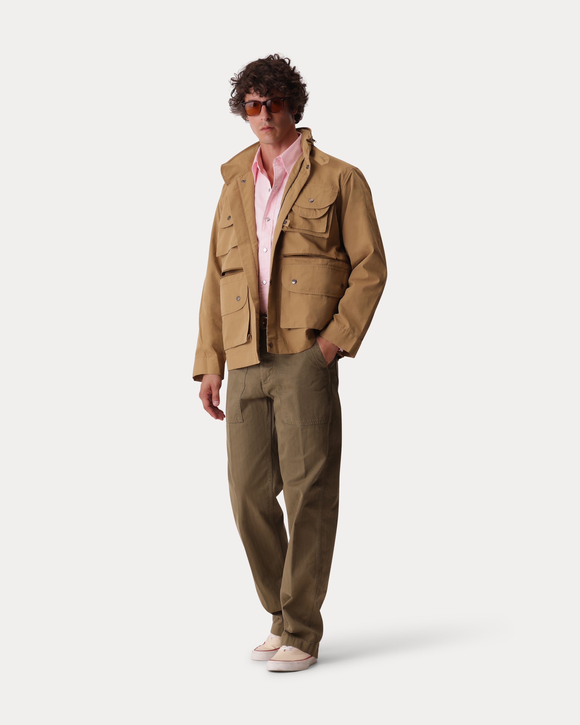 Tpage Nylon And Cotton Jacket