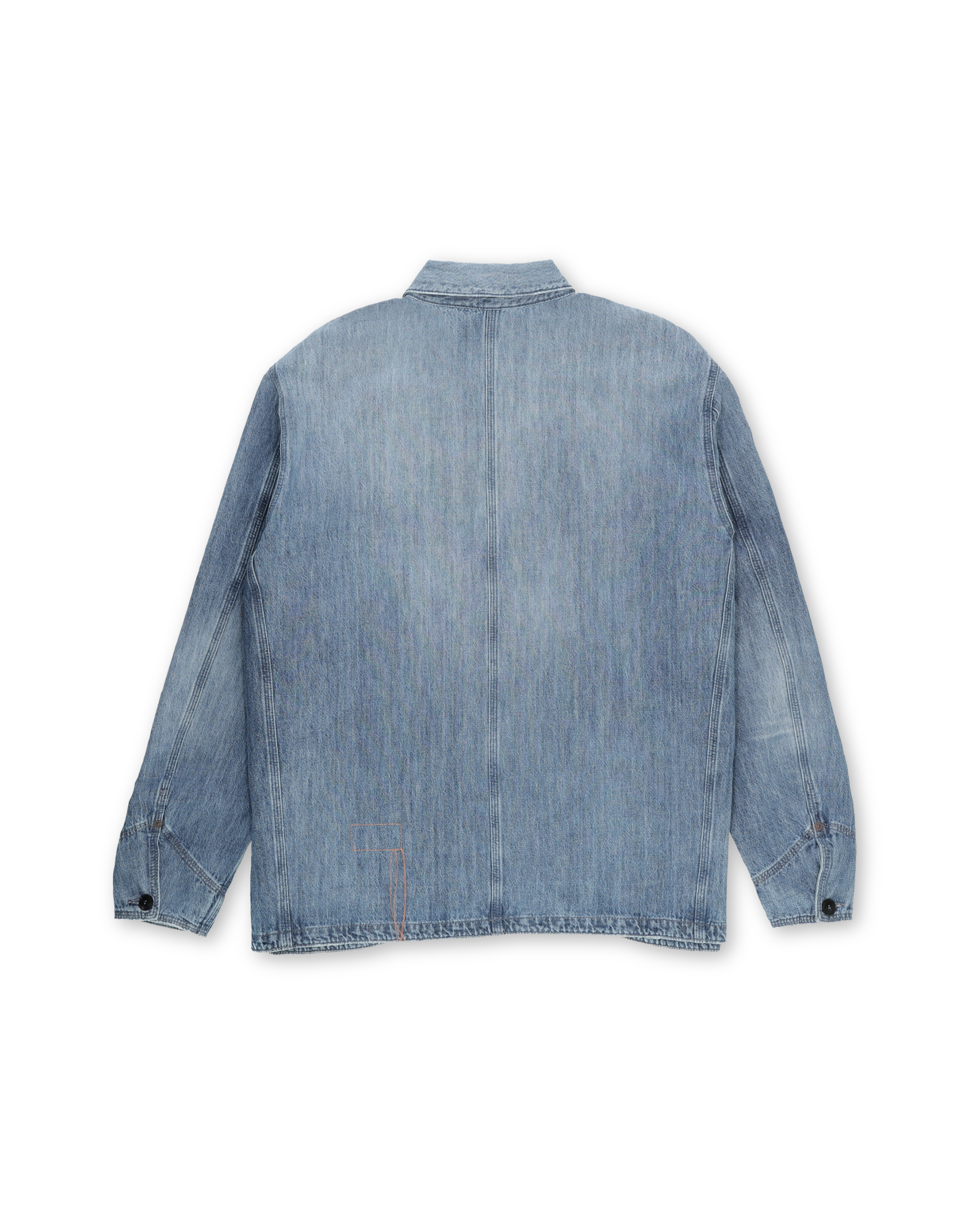Trading Giacca In Denim Bleach Wash