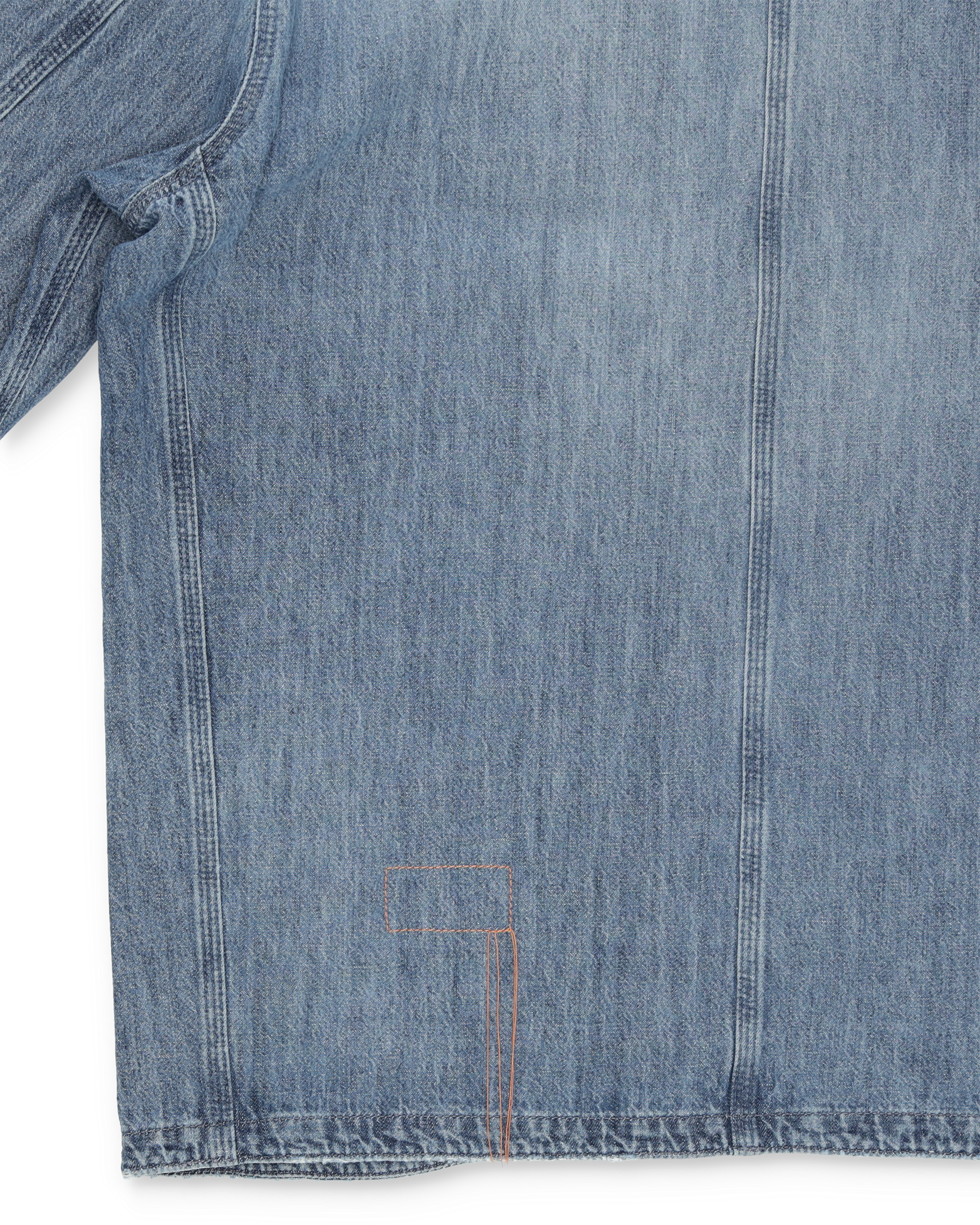 Trading Giacca In Denim Bleach Wash