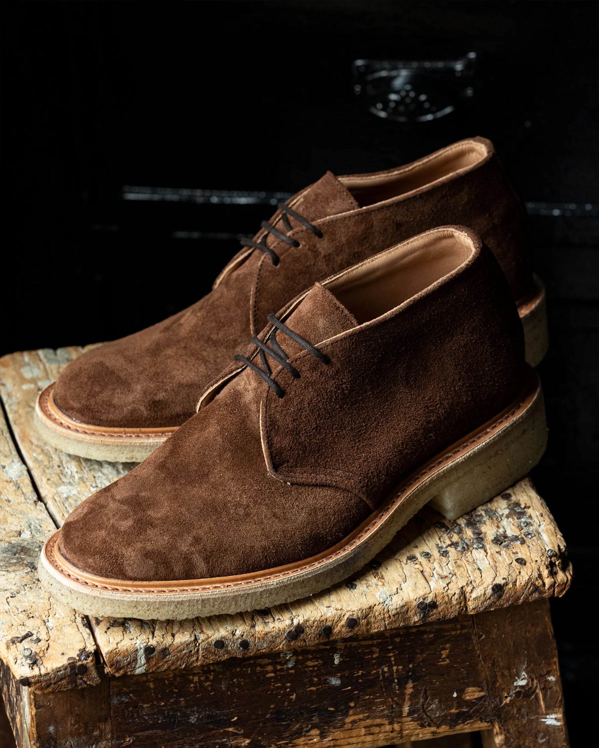 Trickers x Fortela Stivali in Pelle Scamosciata