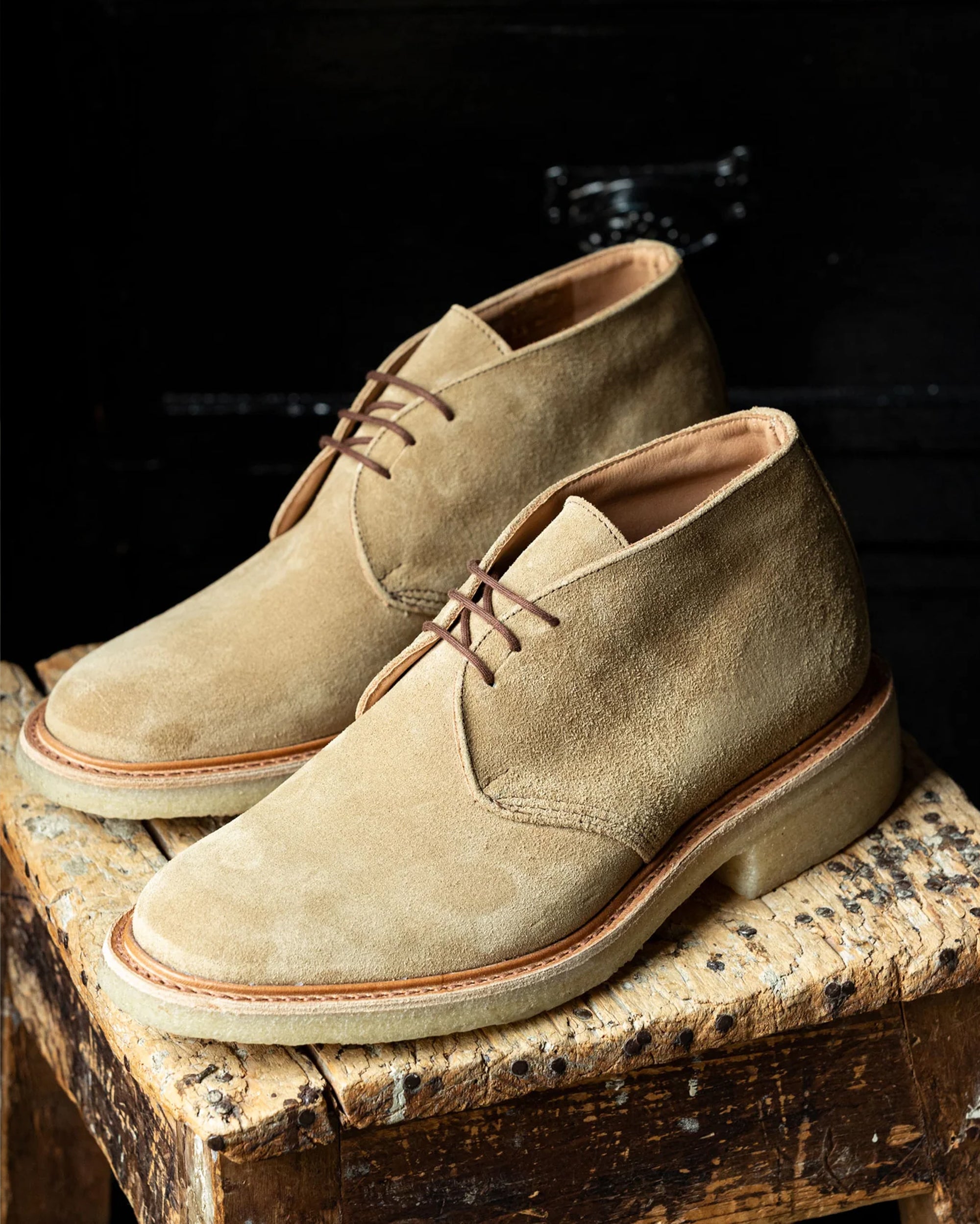 Trickers x Fortela Stivali in Pelle Scamosciata