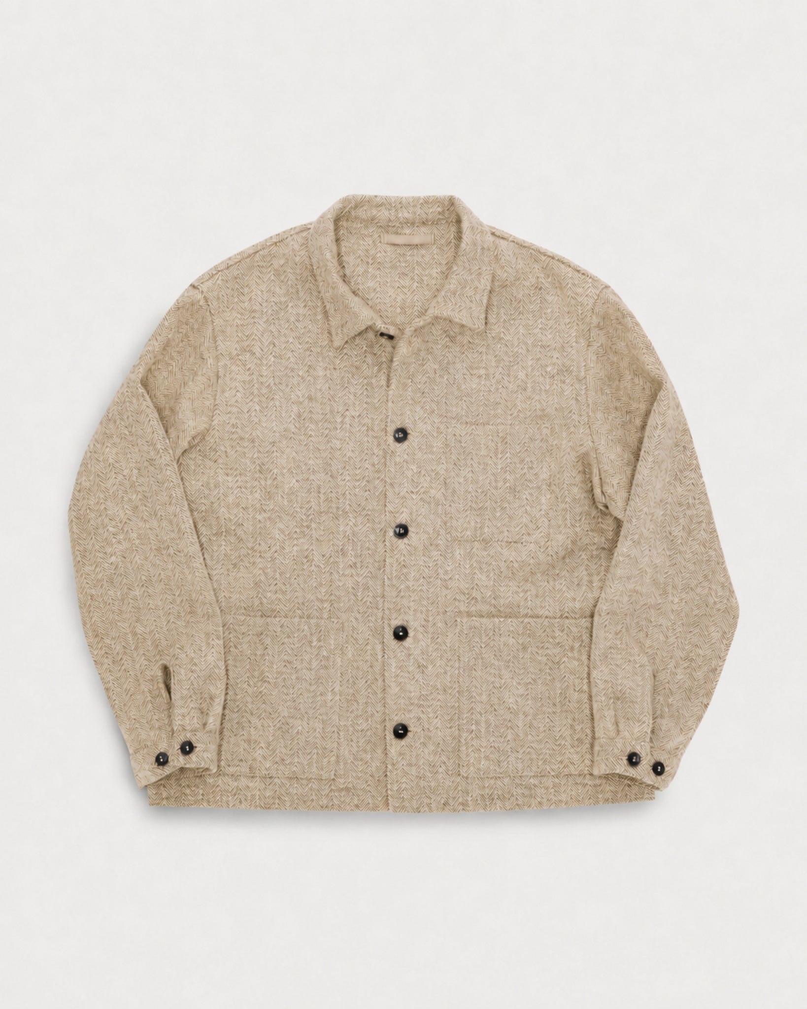 Tristan Giacca in Lana Herringbone