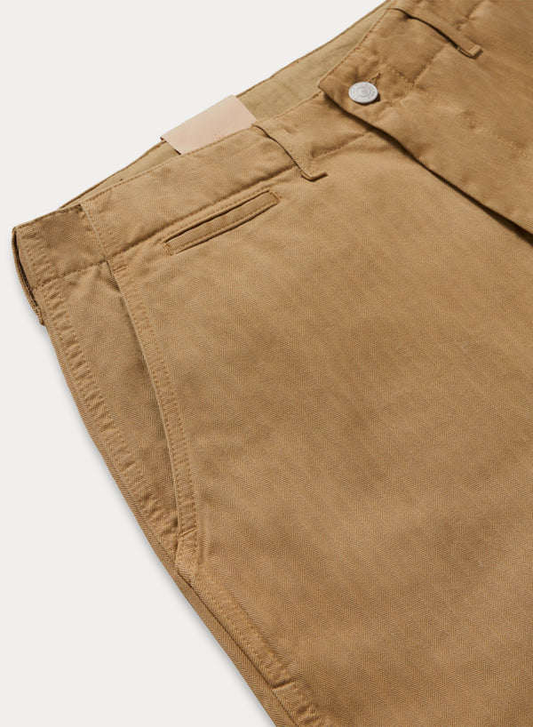 Trucking Pantaloni In Herringbone Di Cotone