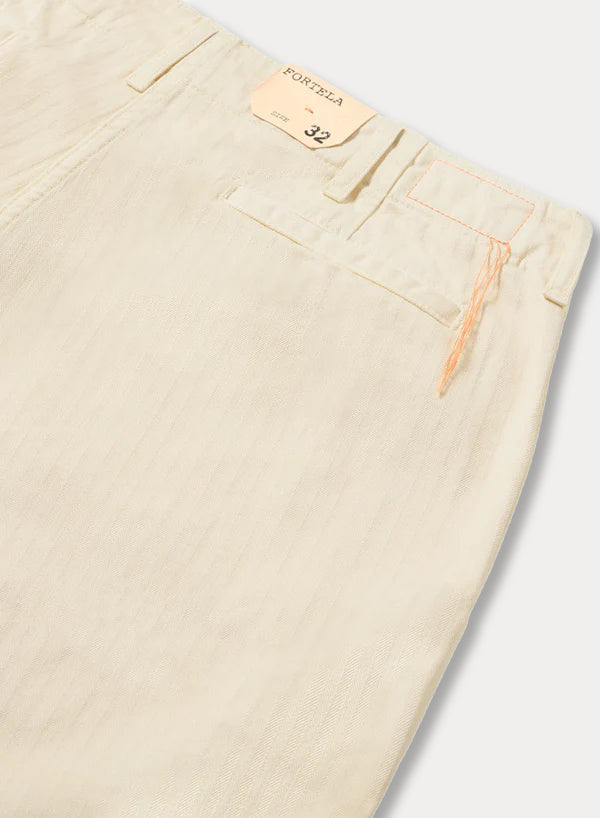 Trucking Cotton Herringbone Pants